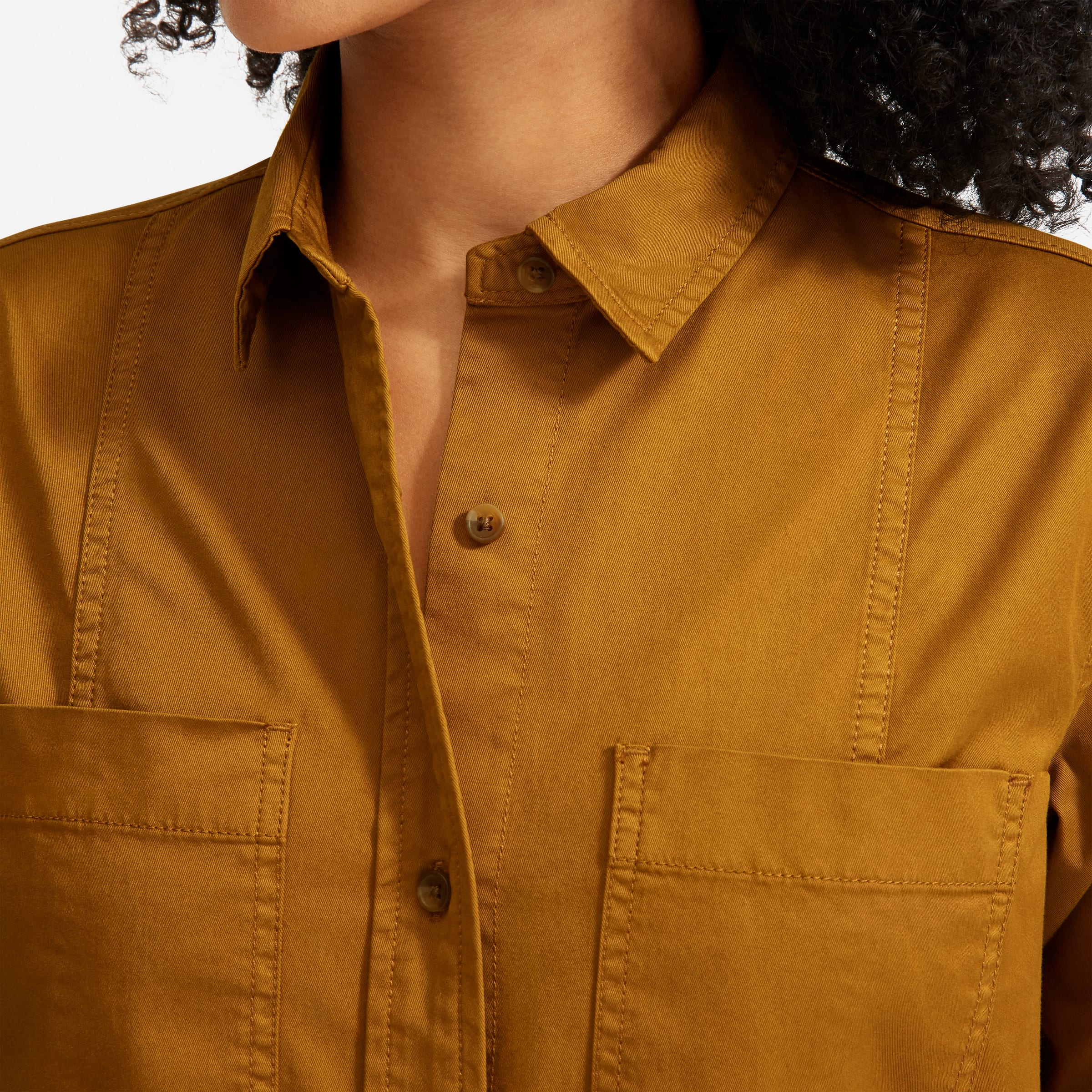 everlane modern utility shirtdress