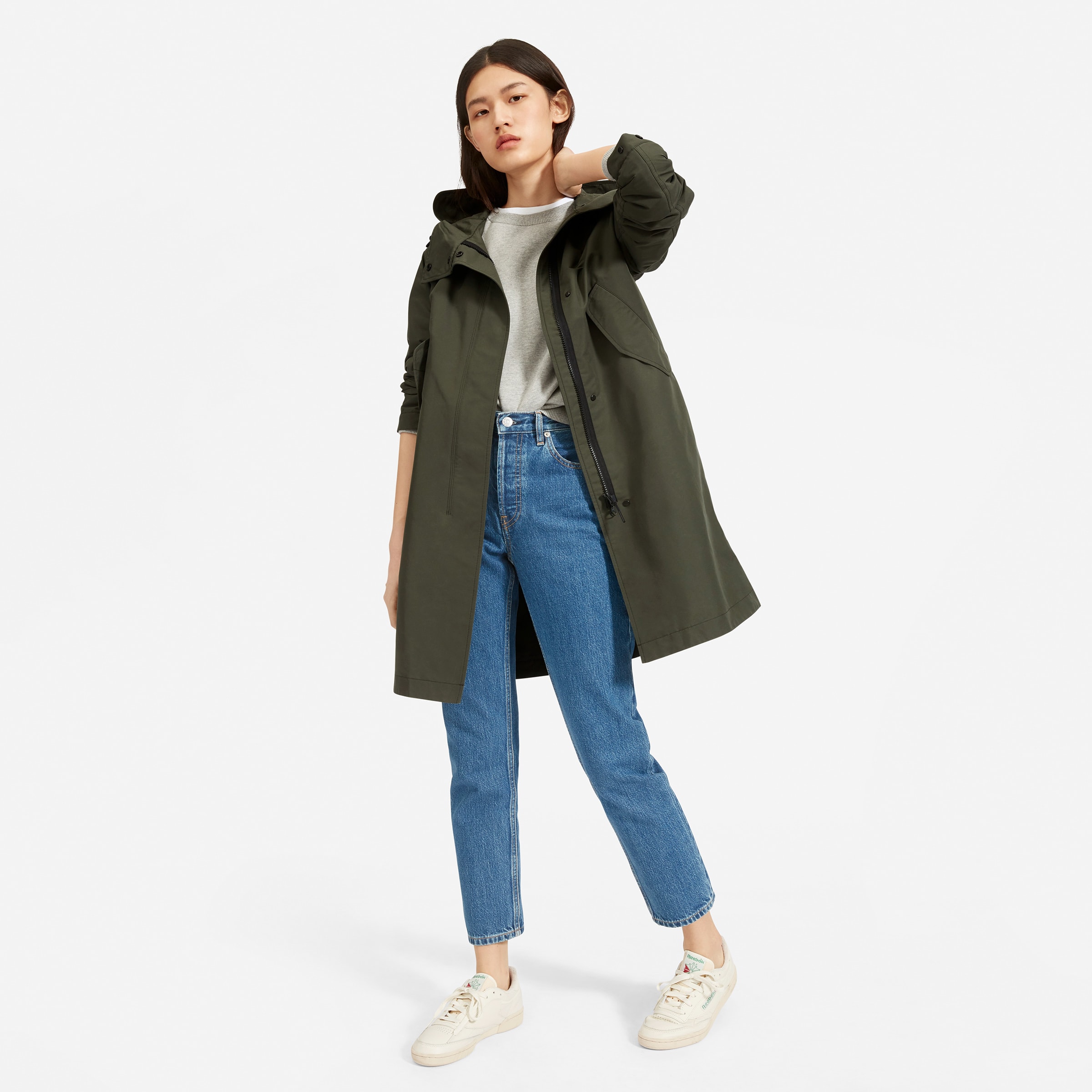 everlane rain jacket