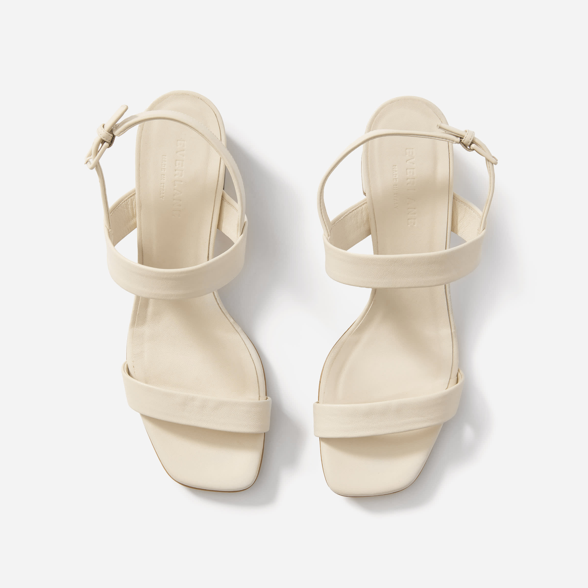 everlane double strap block heel sandal