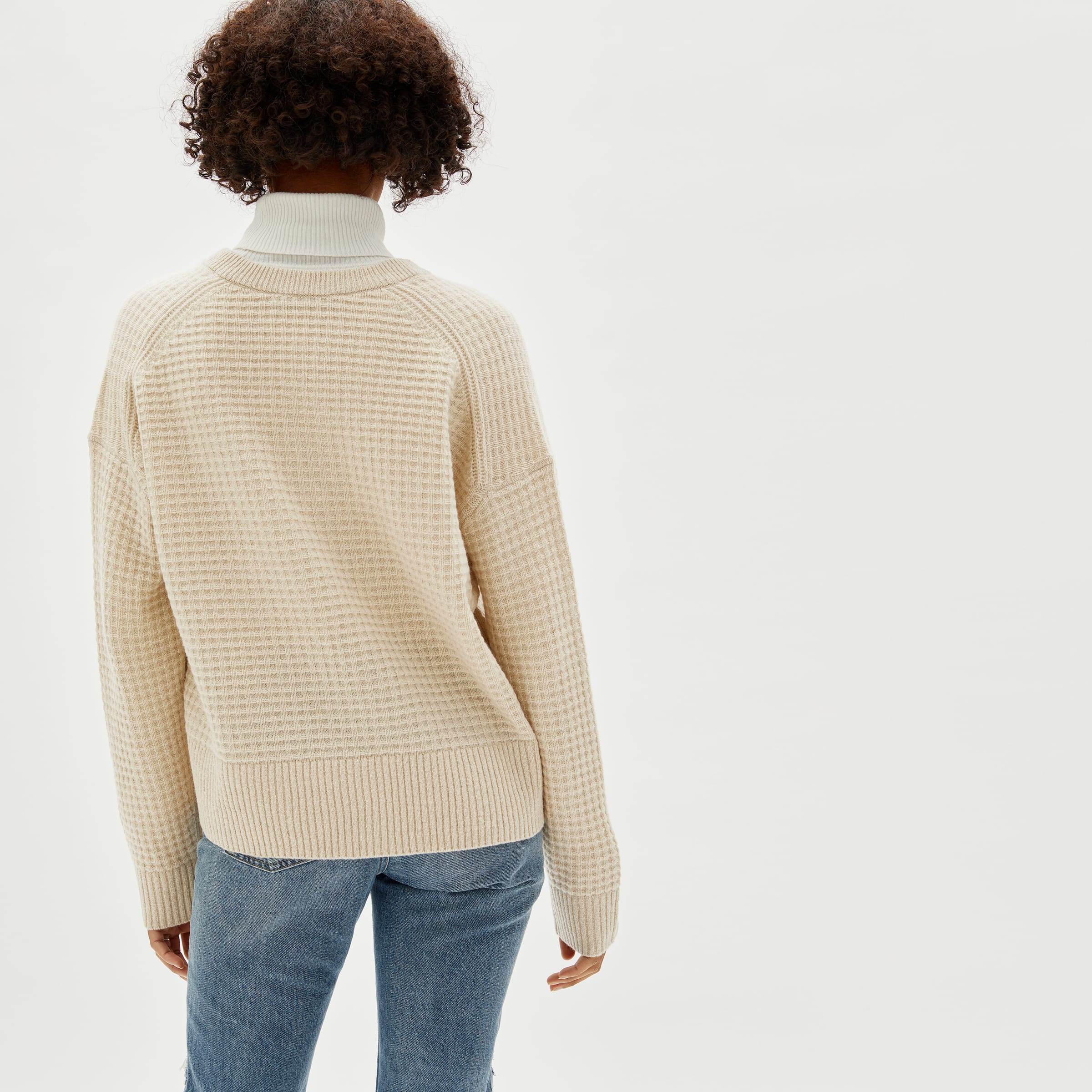 The Belgian Waffle Henley In Recashmere Canvas Everlane The Belgian Waffle Henley In Recashmere Canvas Everlane