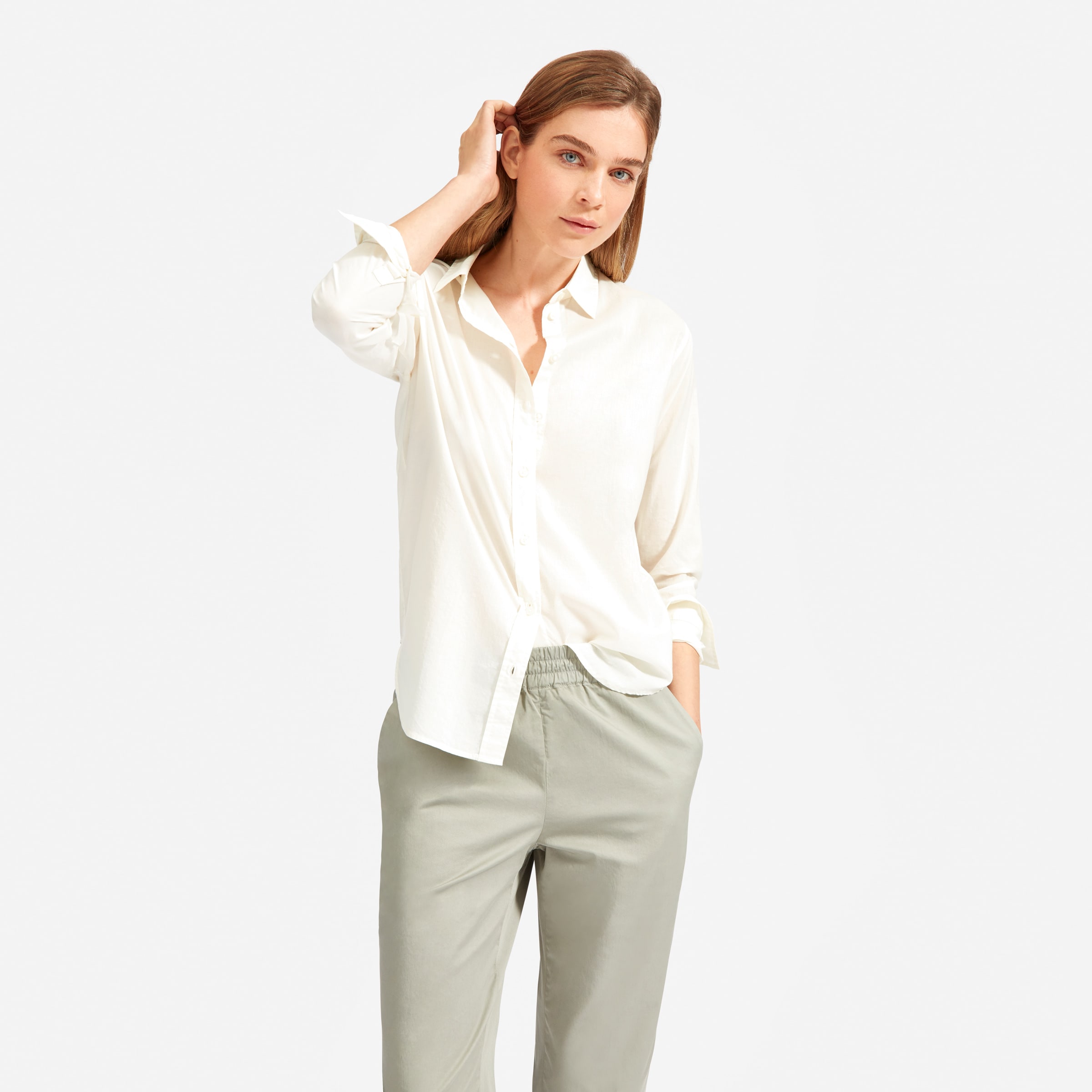 Everlane white button down clearance