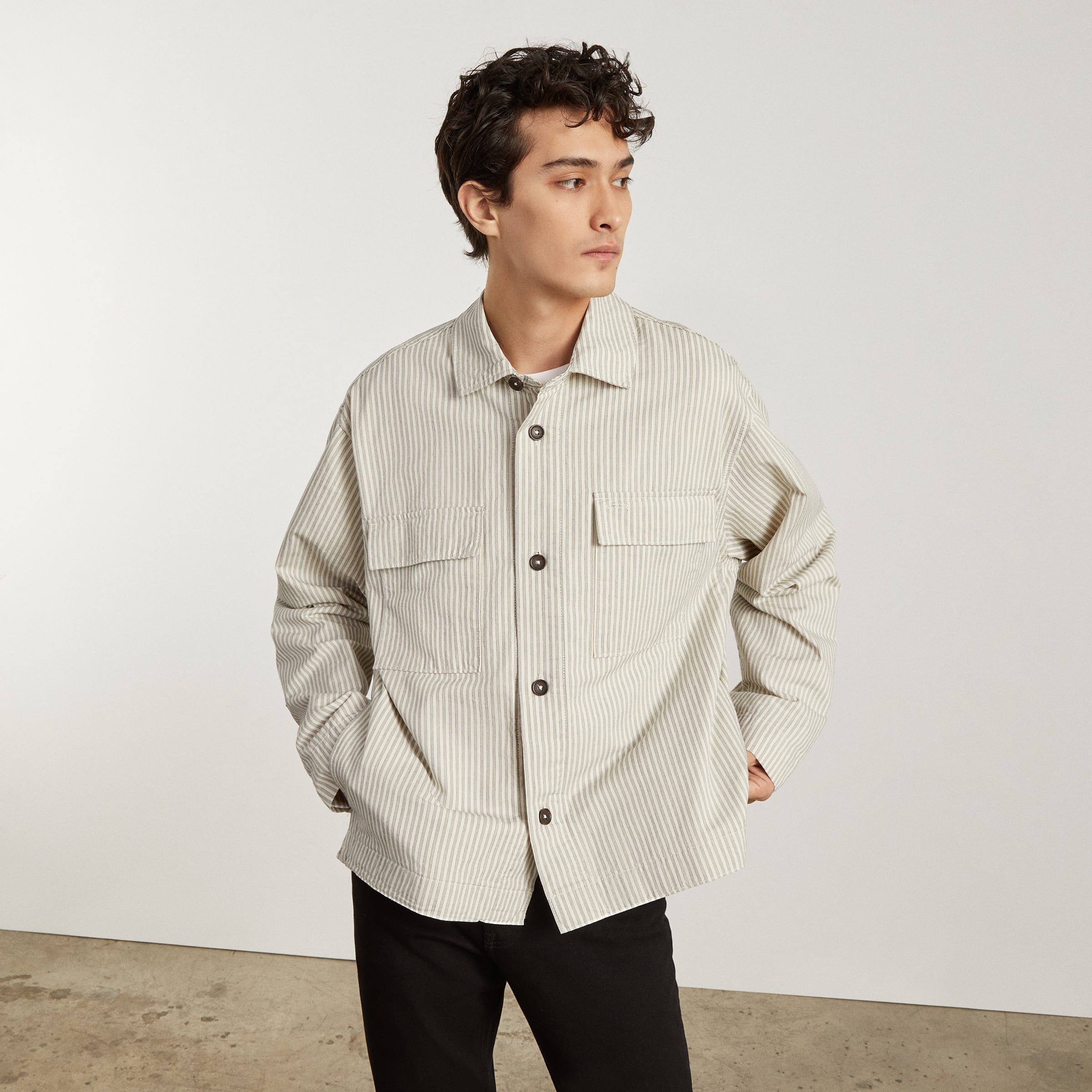 everlane shirt jacket