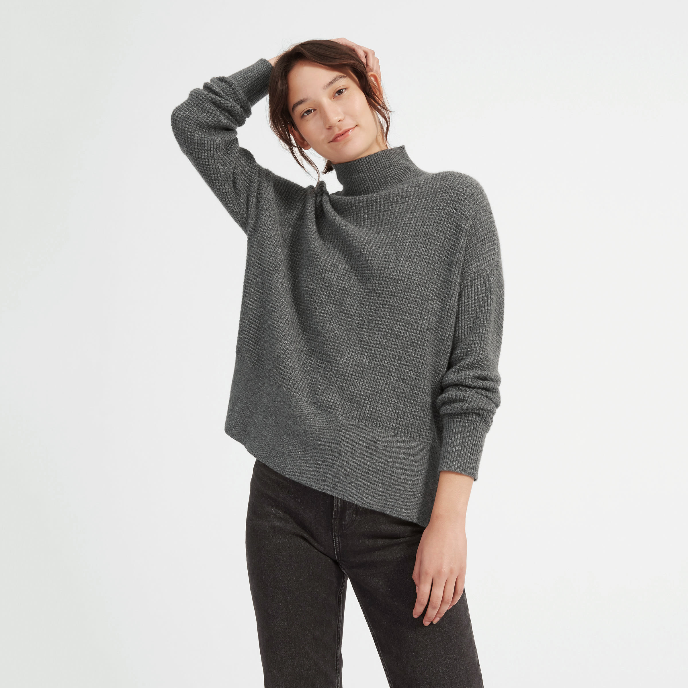 Everlane waffle knit best sale turtleneck