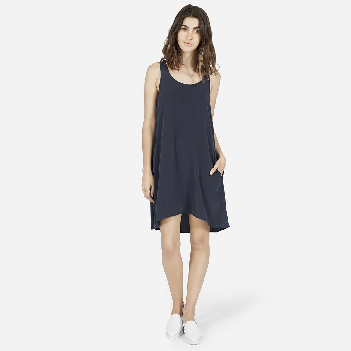 everlane silk dress