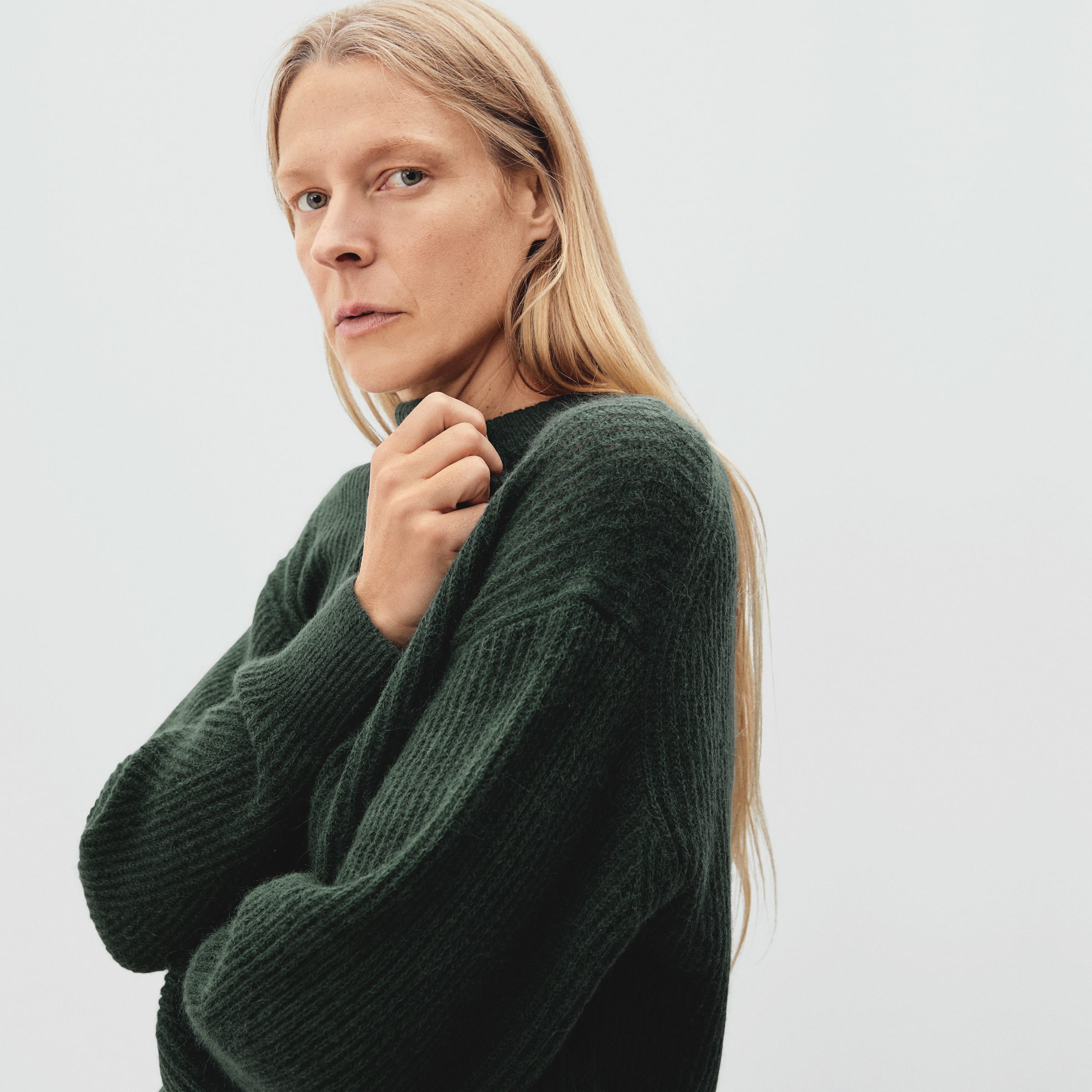 Everlane oversized alpaca clearance crew