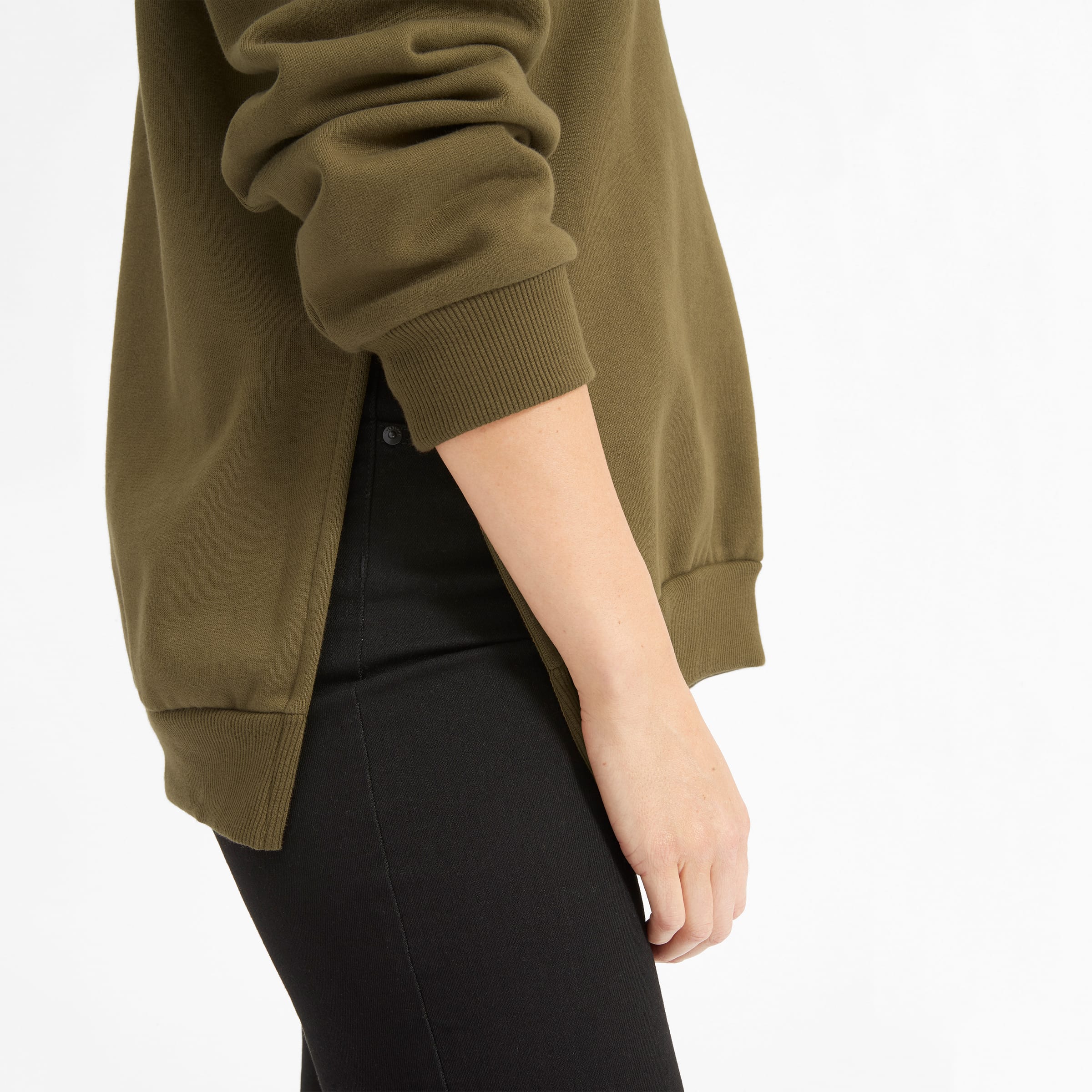 Everlane oversized fleece hoodie review new arrivals