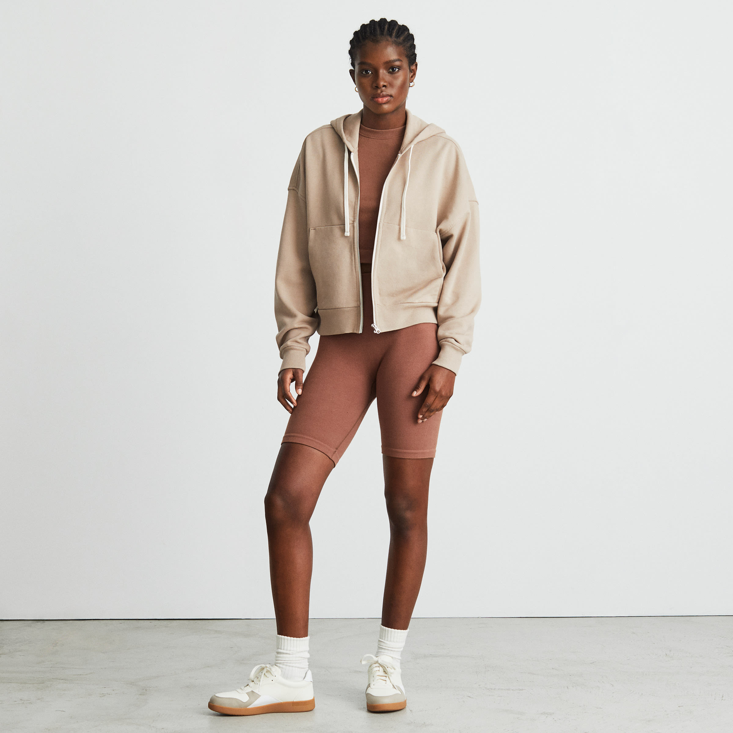 The Track Organic Cotton Hoodie Light Heather Grey – Everlane