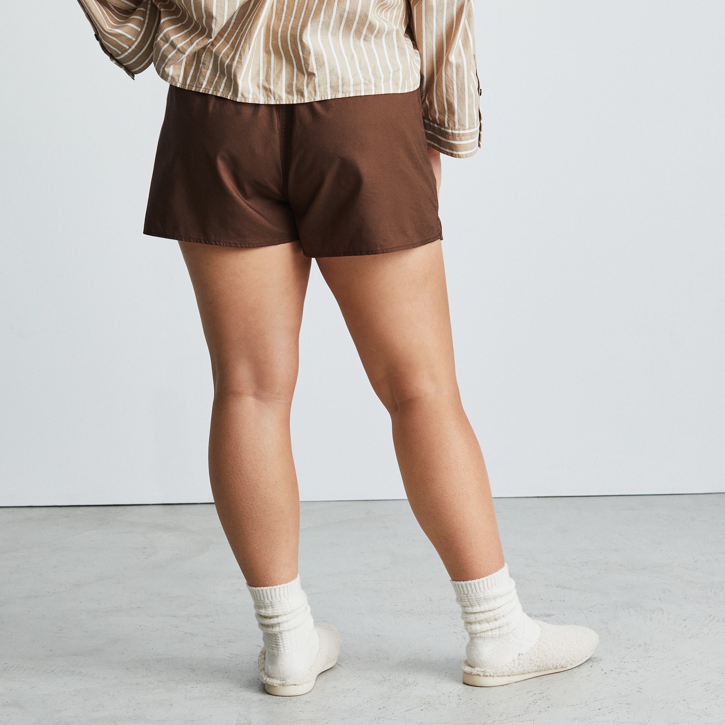 The Woven P.J. Short Chestnut – Everlane