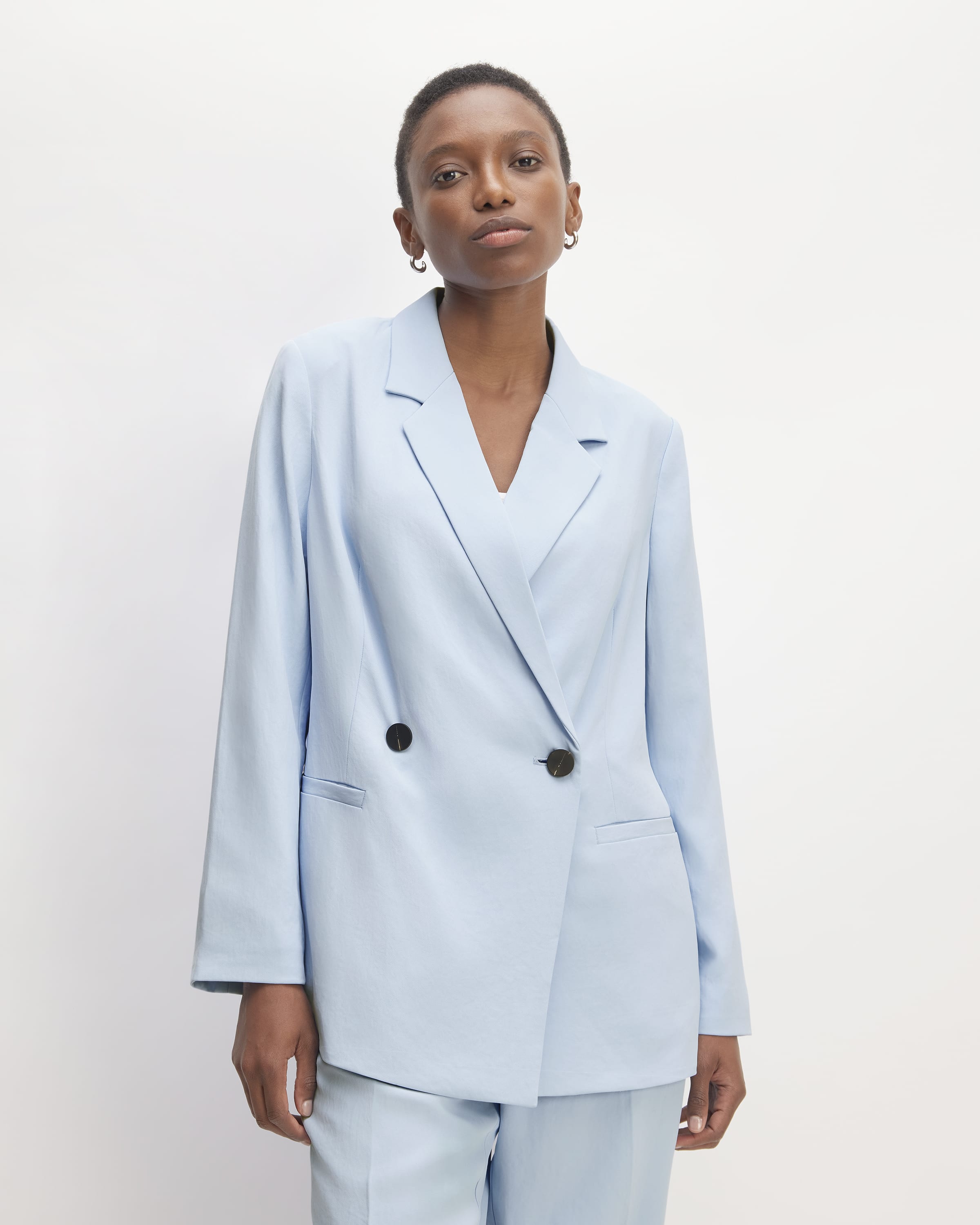 Drapey blazer deals