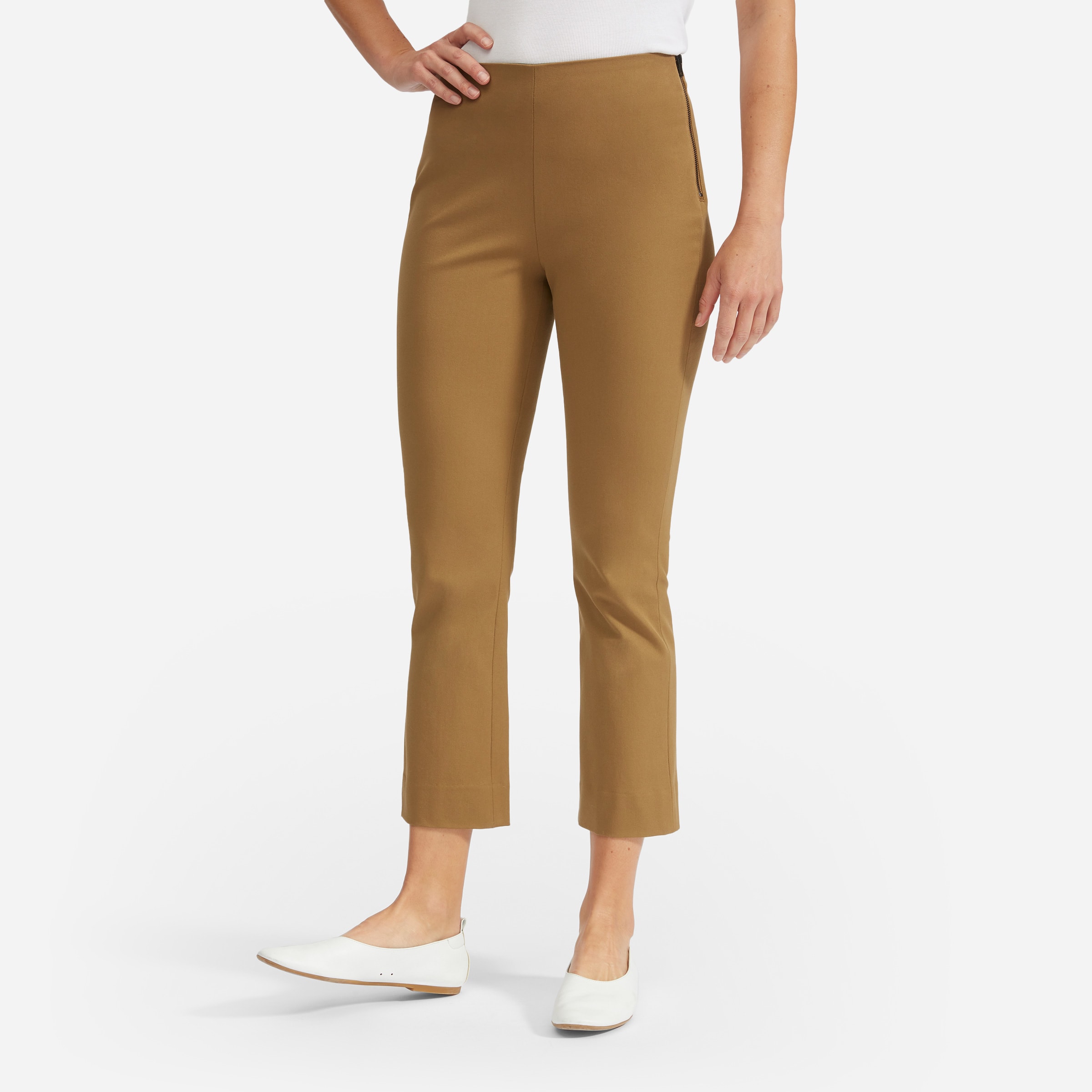 The Kick Crop Work Pant Black Everlane