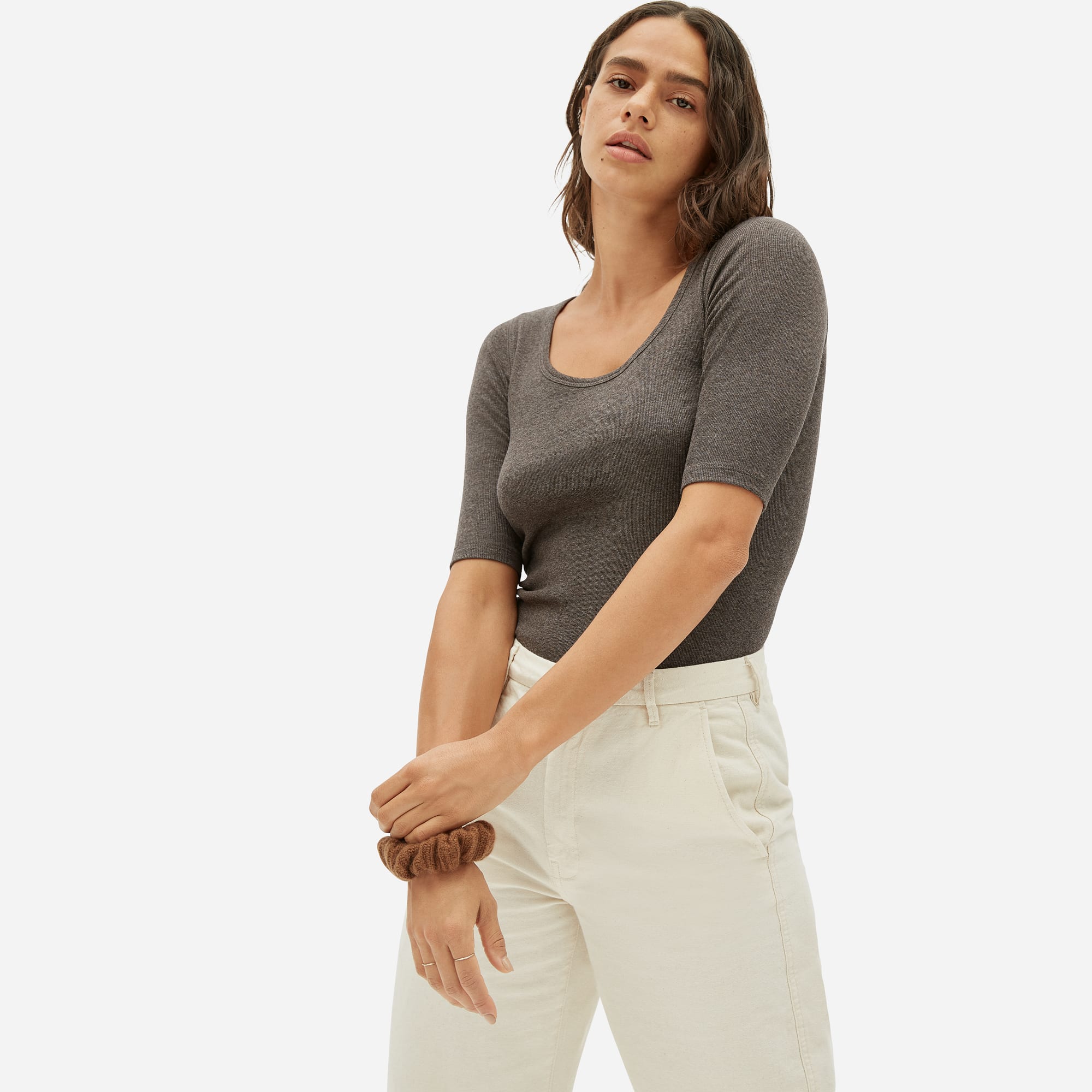 Everlane scoop neck tee