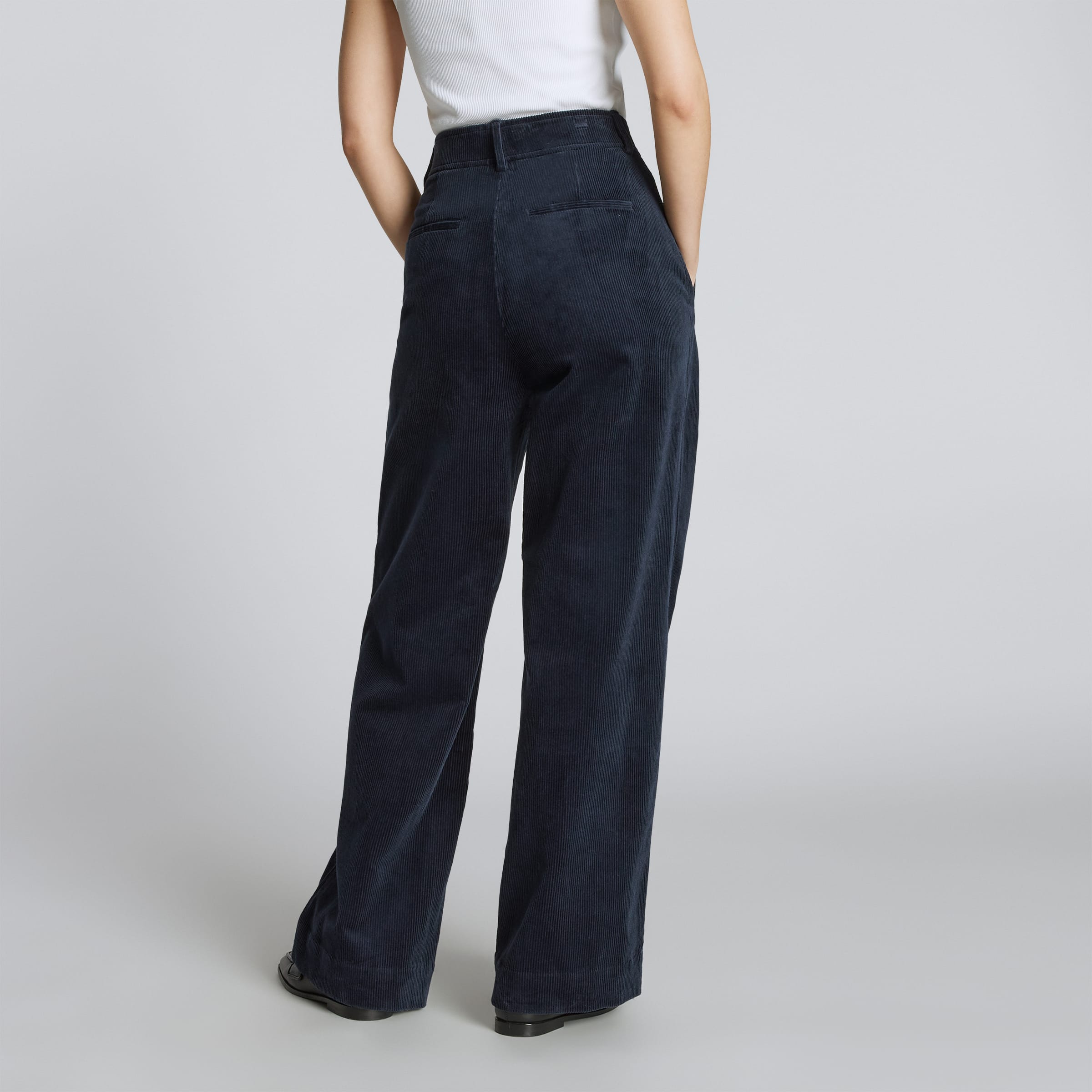 The Corduroy Way-High® Drape Pant Deep Navy – Everlane