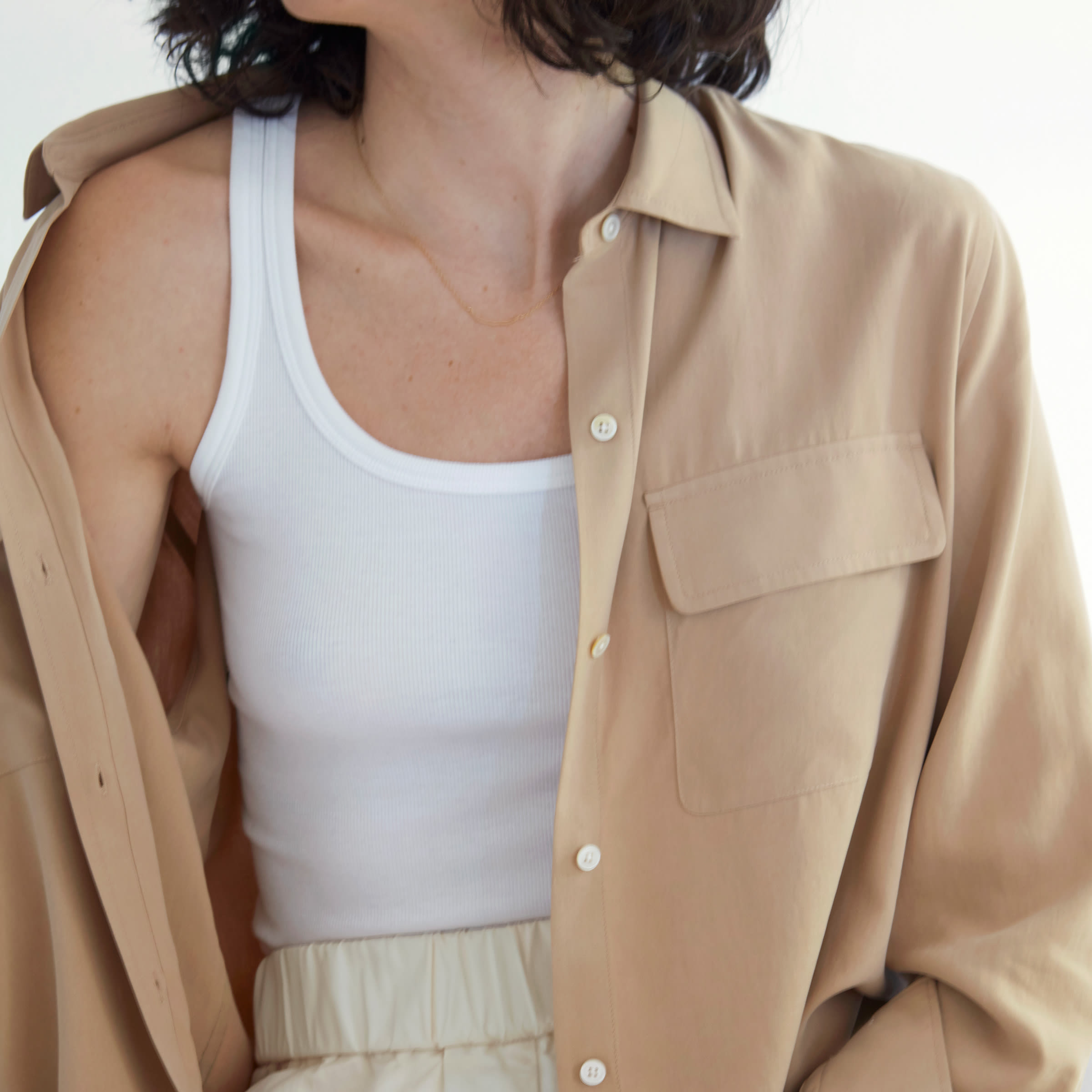 Everlane washable silk shirt clearance