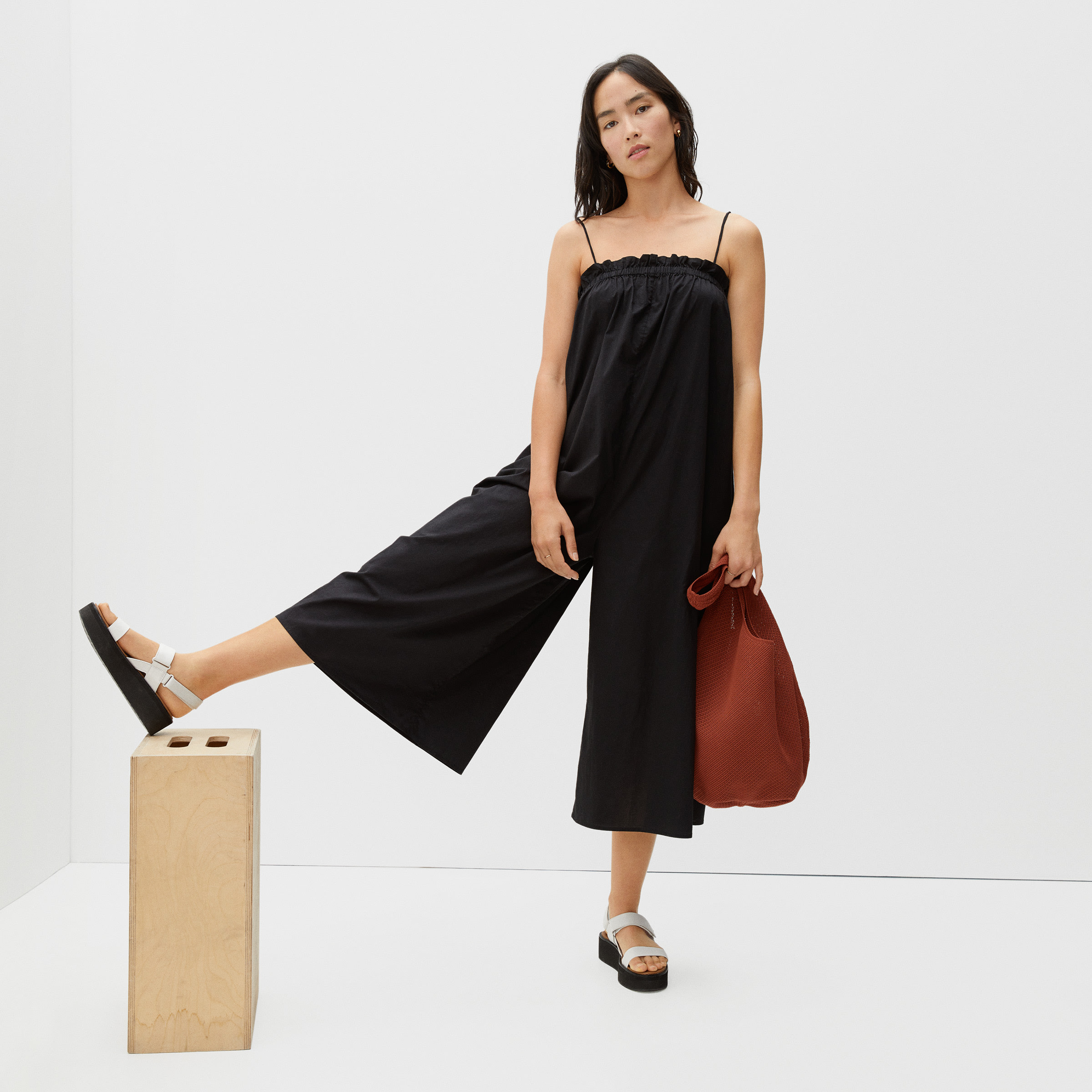 Everlane flowy jumpsuit clearance