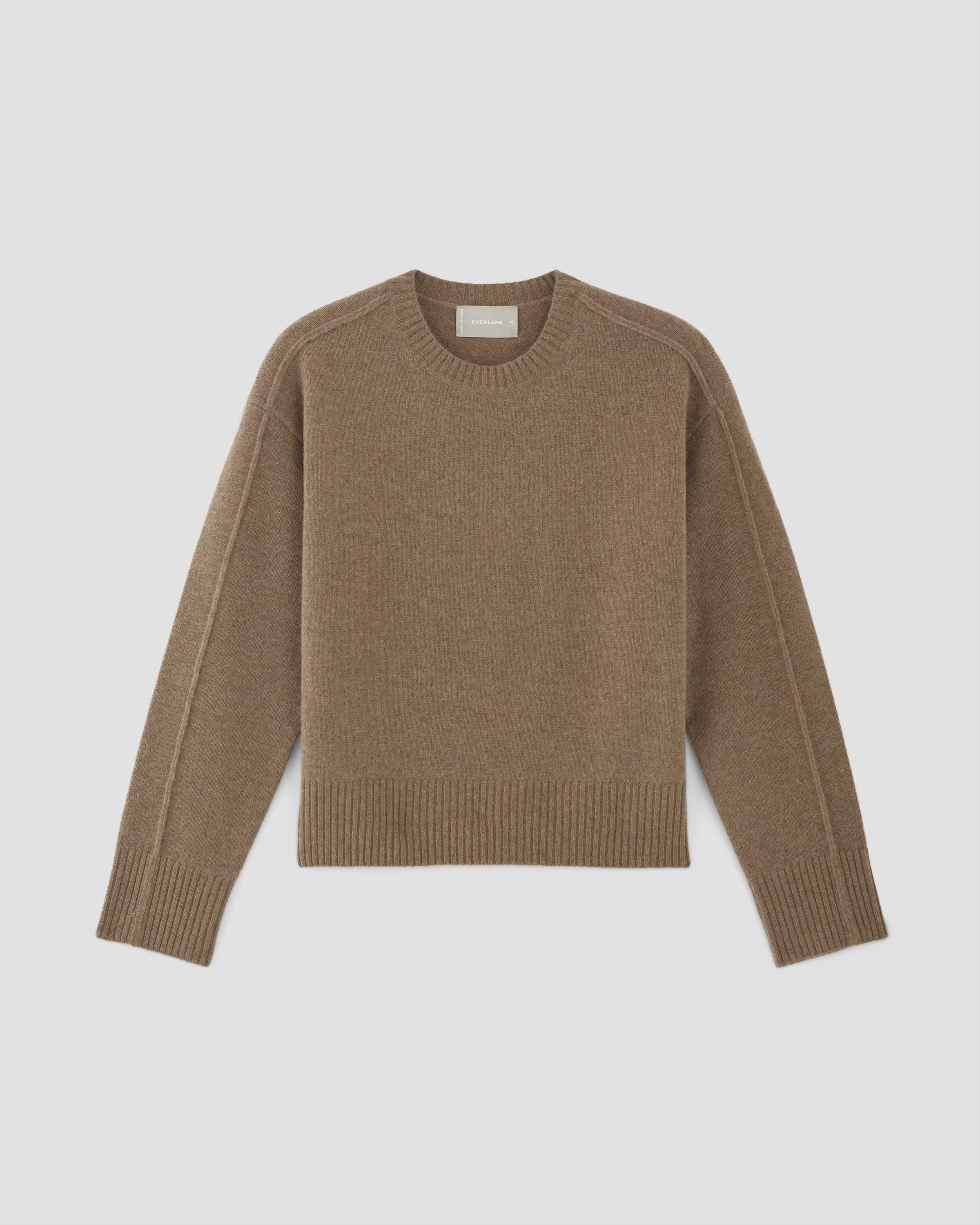 The Good Merino Wool Crewneck Sweater Praline – Everlane