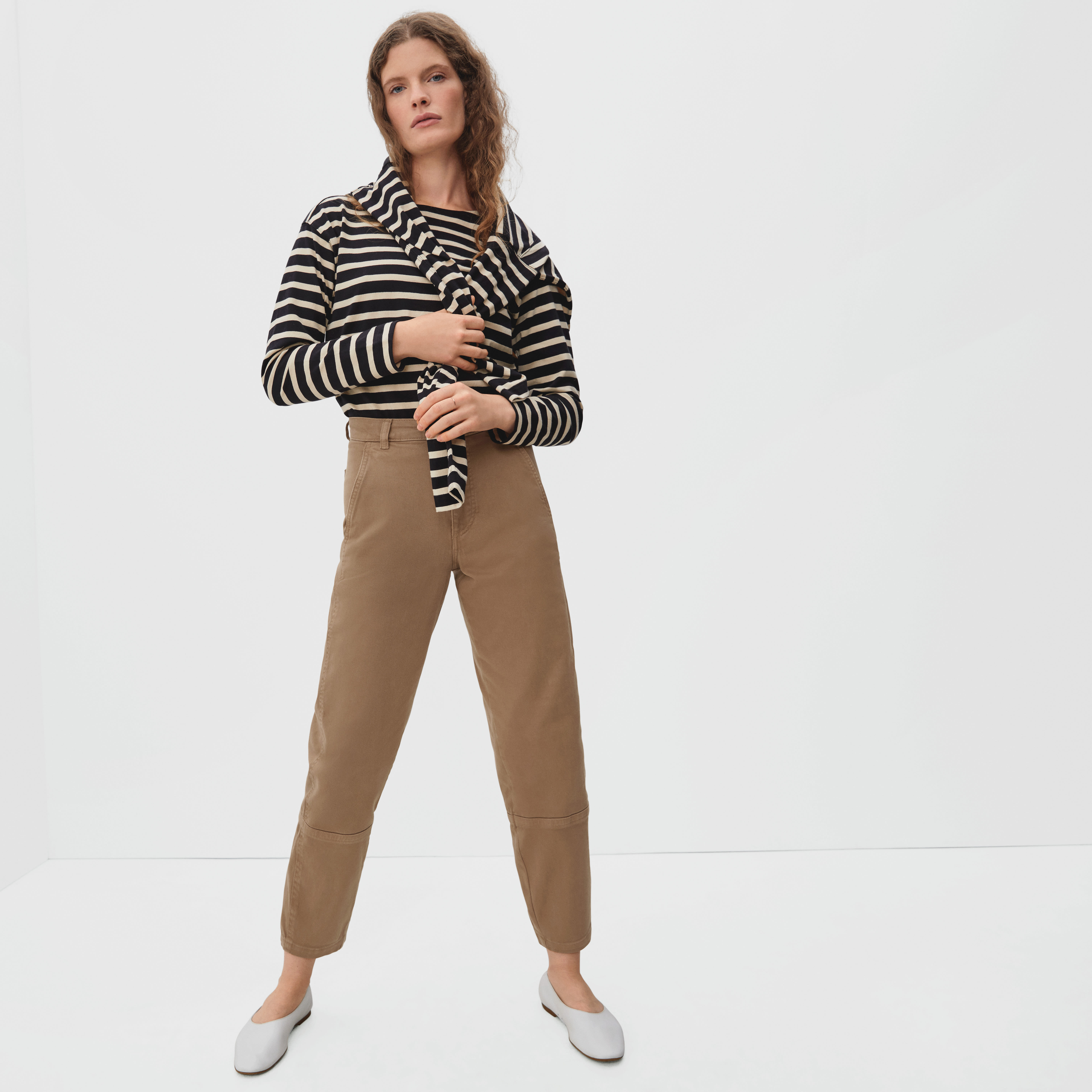 The Utility Barrel Pant Bone – Everlane