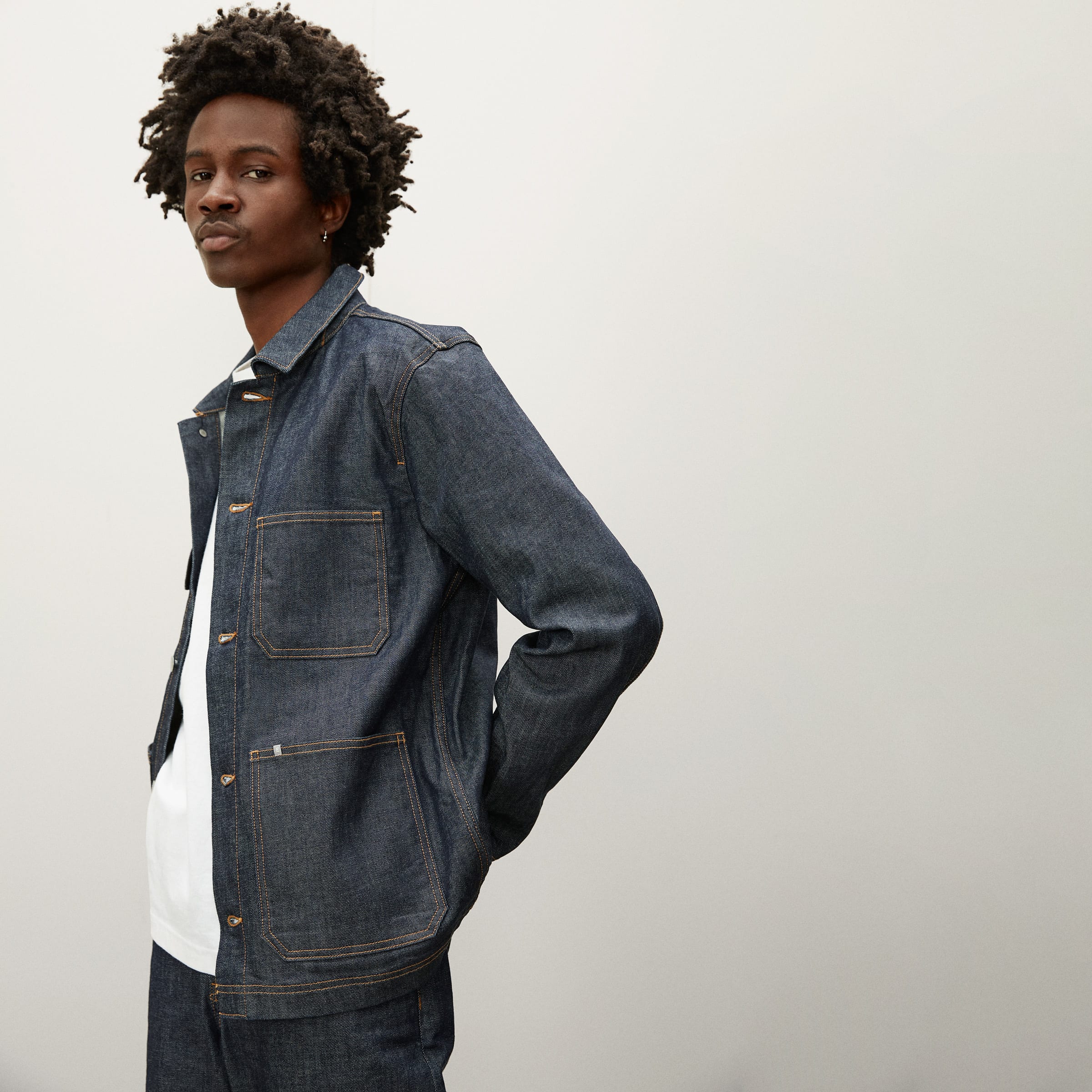 everlane denim chore jacket