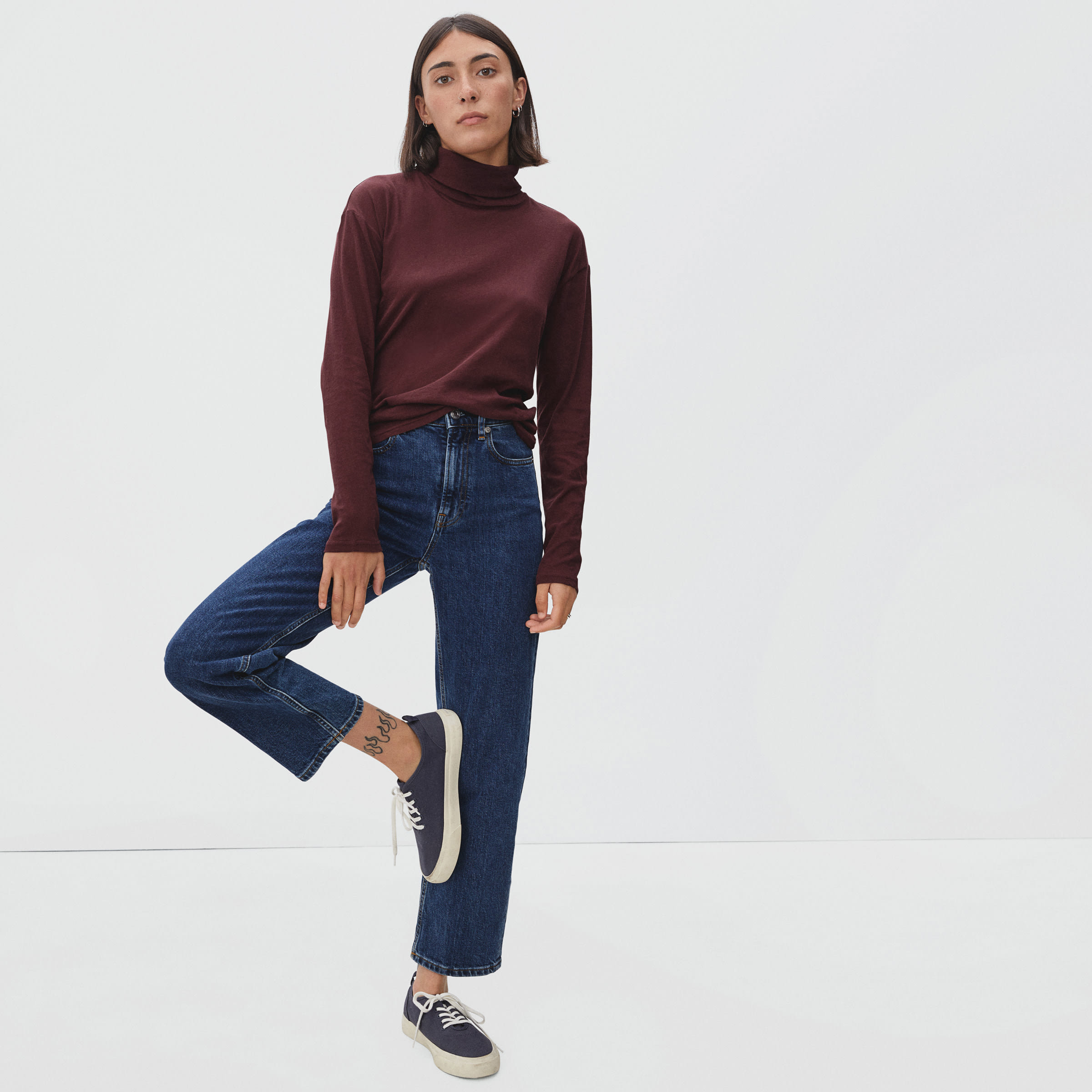 The Air Turtleneck Espresso – Everlane