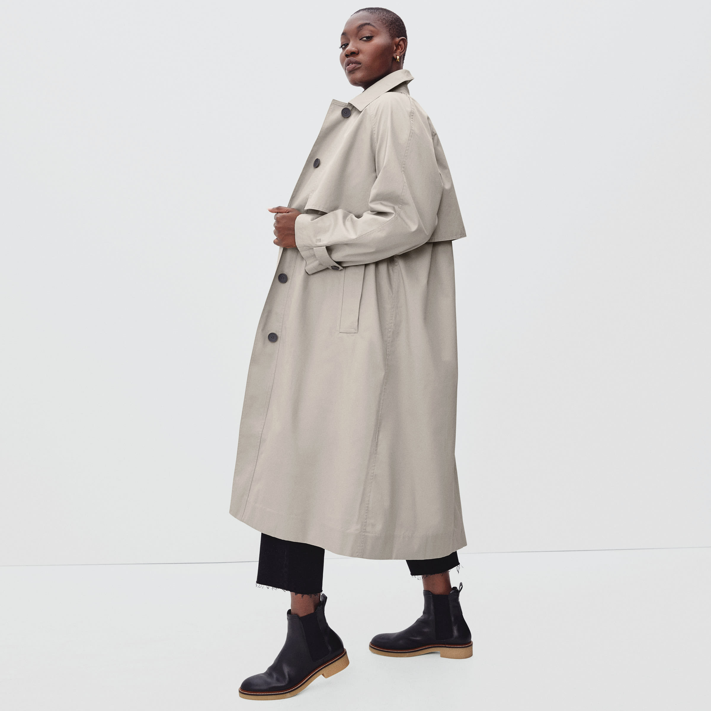 Everlane Long Mac Coat