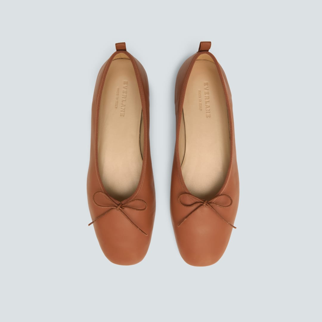 The Italian Leather Day Ballet Flat - Everlane