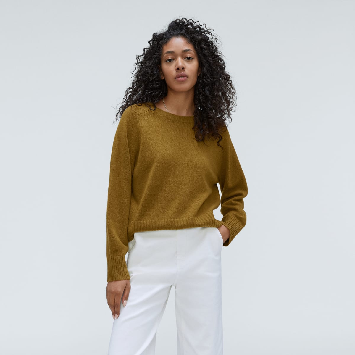 The ReCashmere Boxy Crew