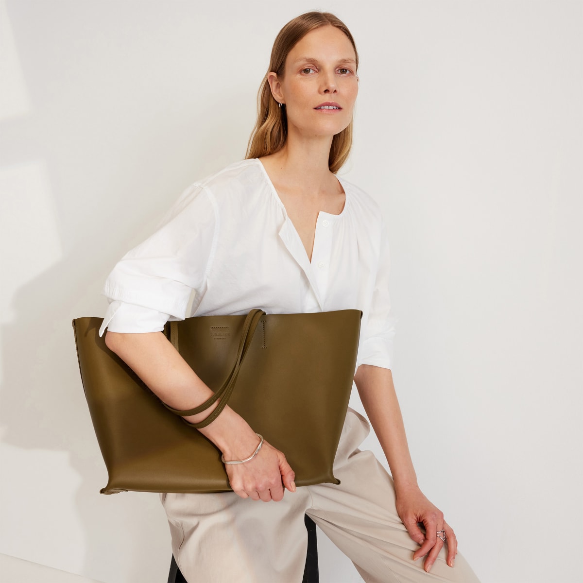 The Luxe Italian Leather Tote
