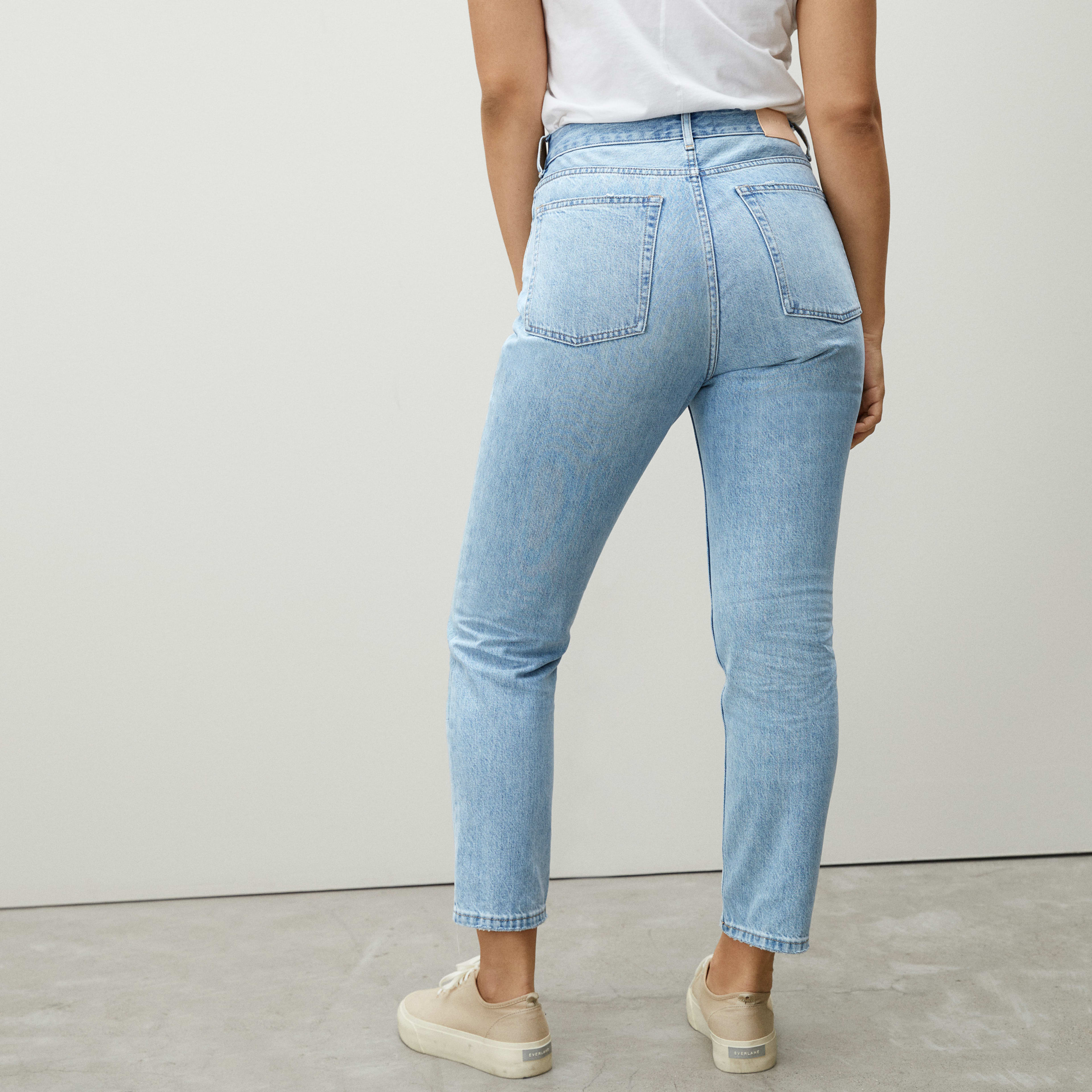 The Curvy ’90s Cheeky® Jean Patched Blue – Everlane
