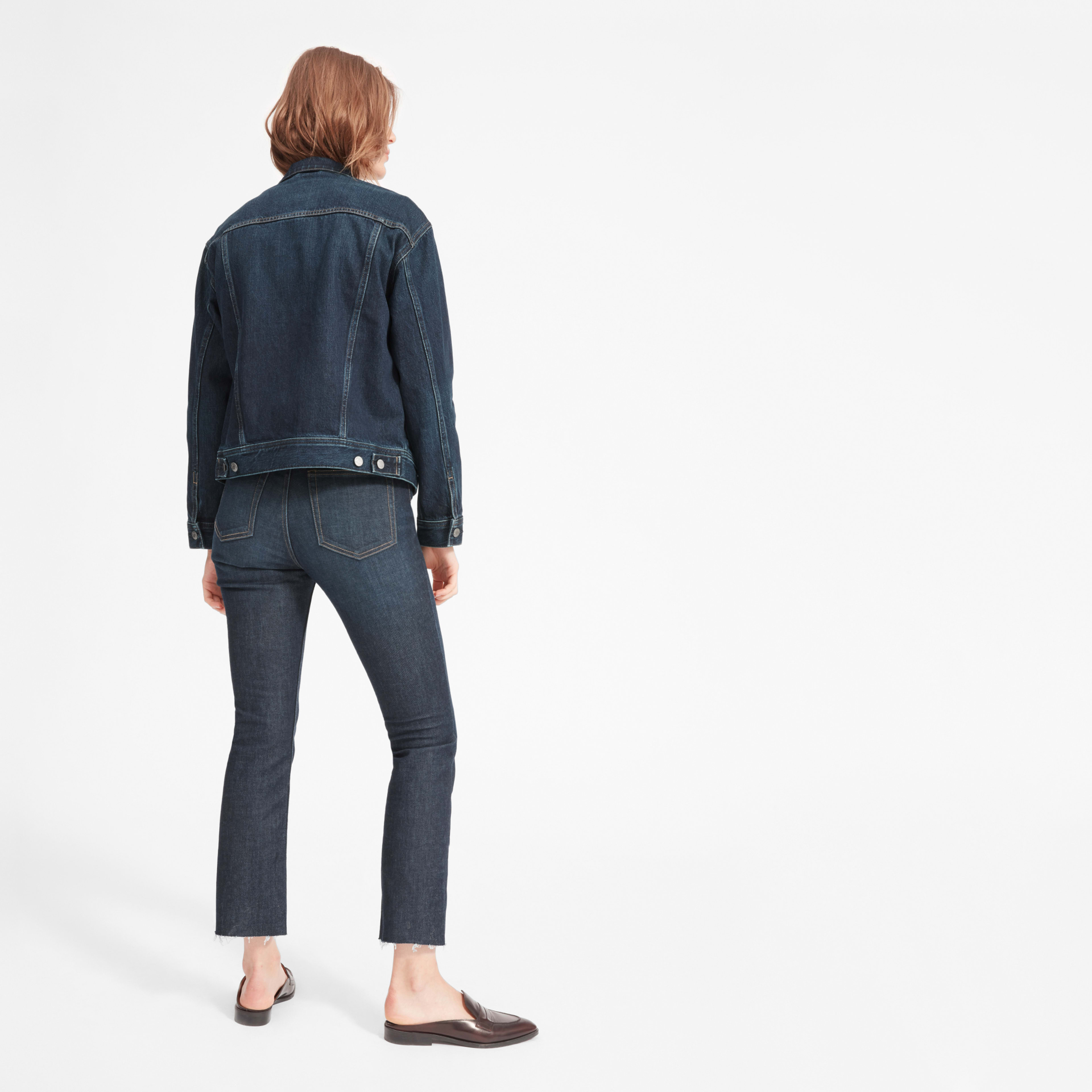 The Denim Jacket Vintage Dark Blue Wash Everlane