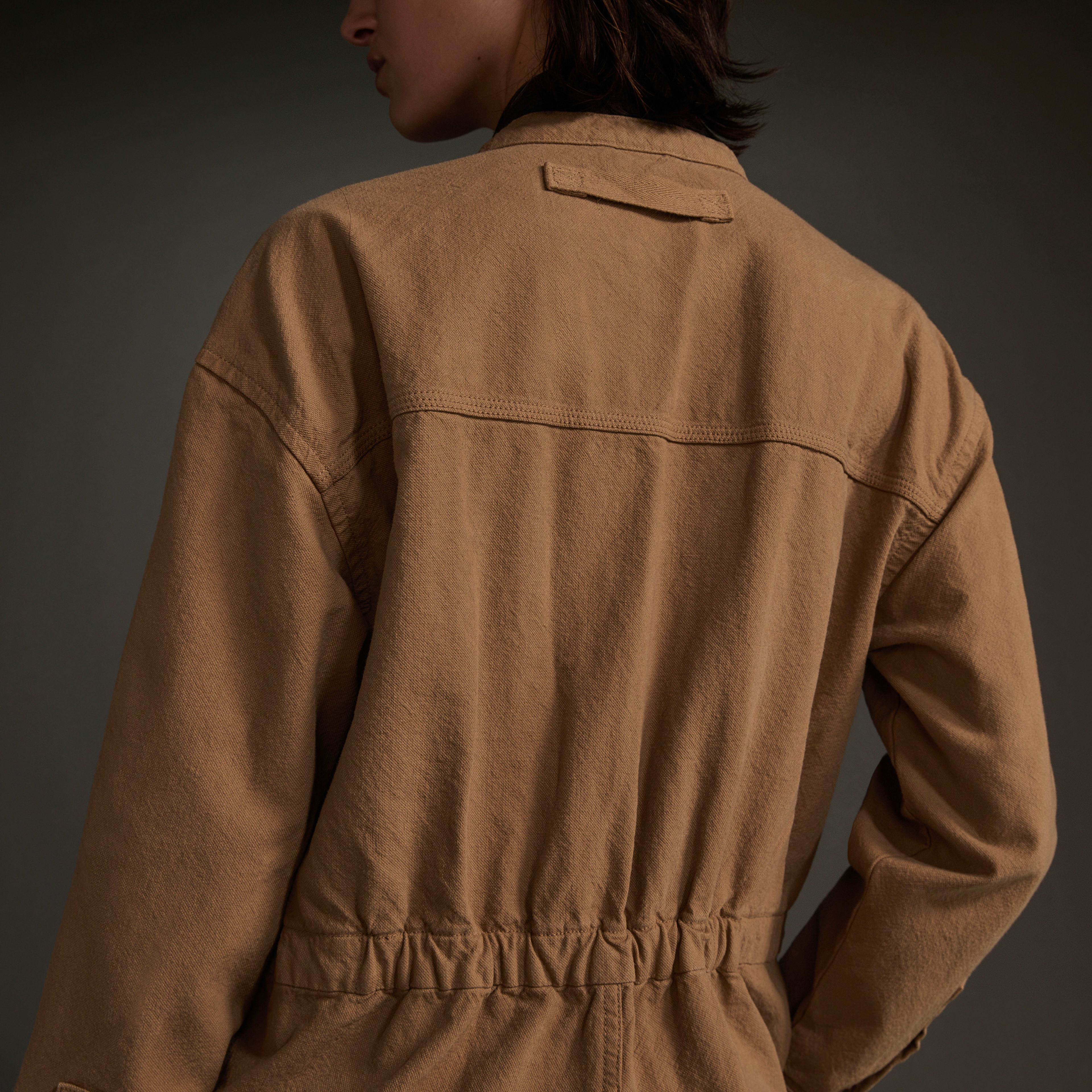 The Canvas Organic Cotton Coverall Cappuccino Everlane
