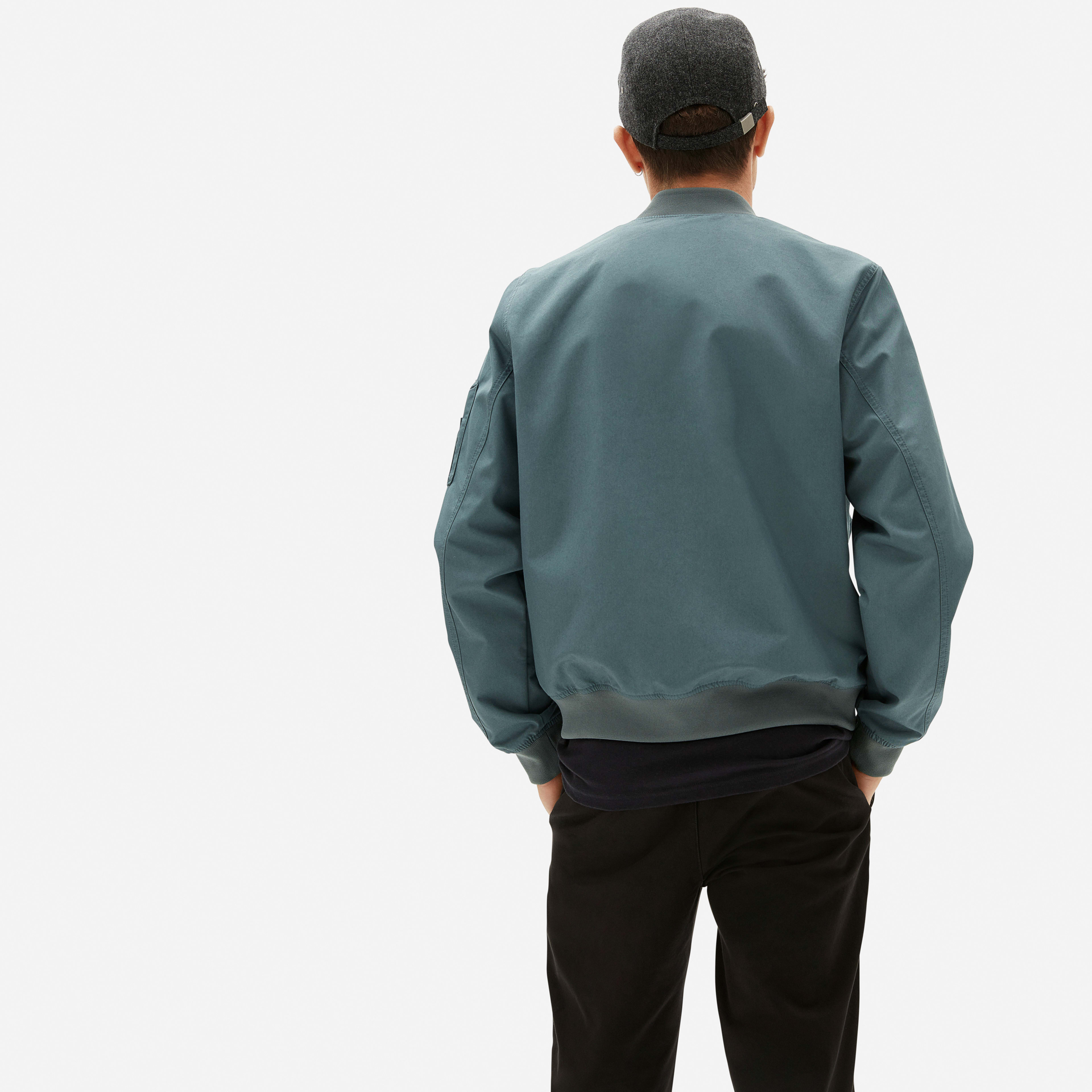 The Bomber Jacket Uniform Dark Slate Everlane