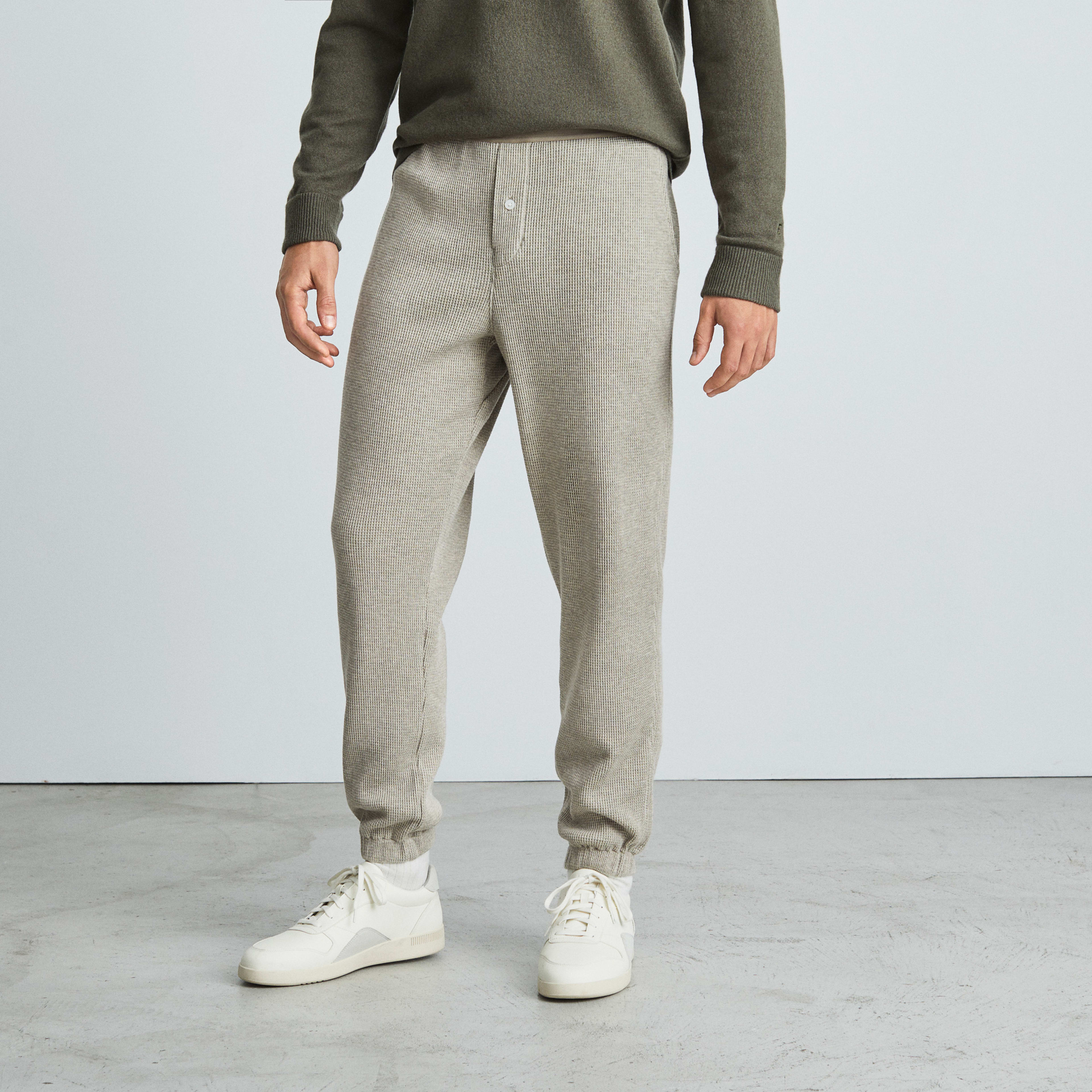 The Waffle Lounge Jogger Heathered Oatmeal – Everlane