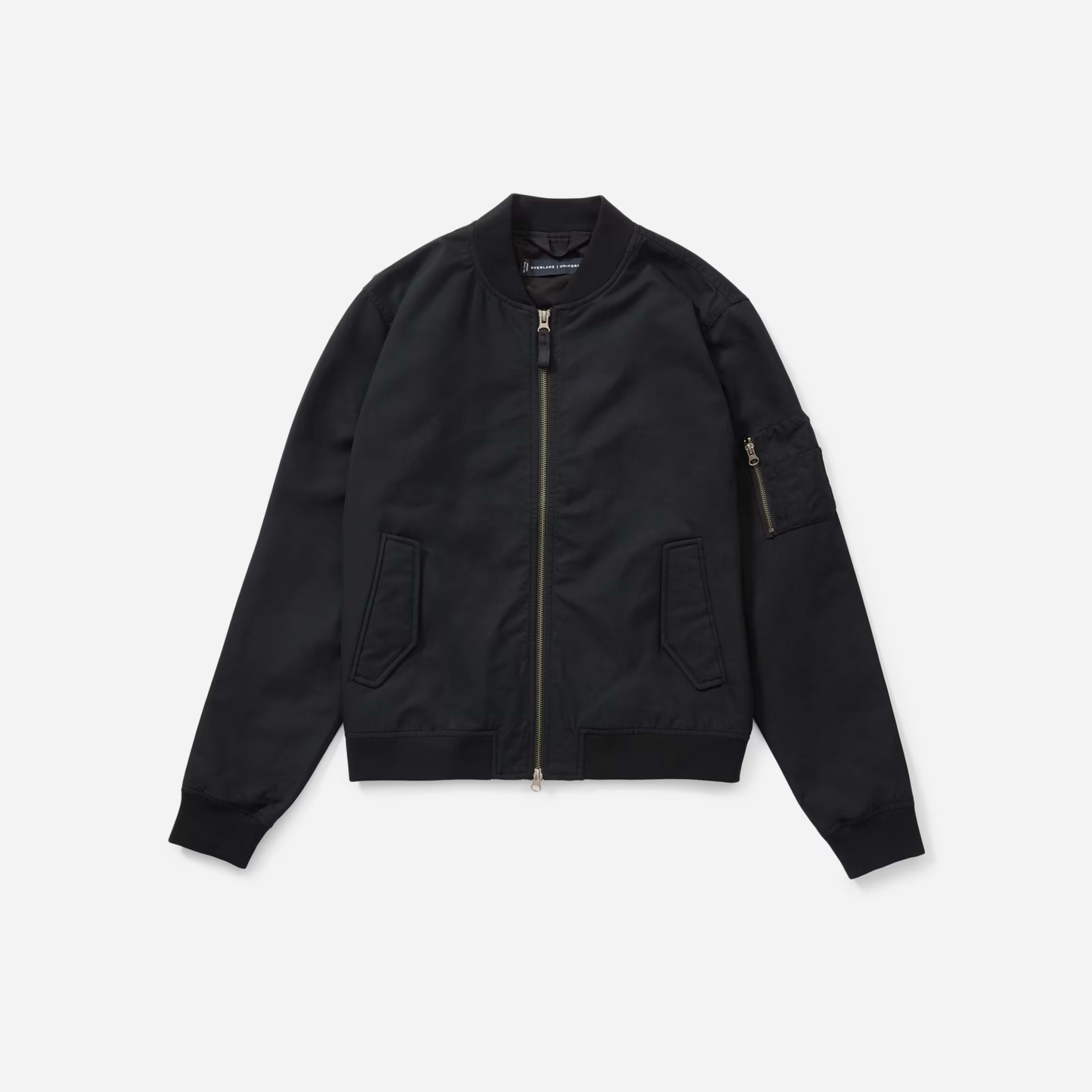 The Bomber Jacket | Uniform Black – Everlane