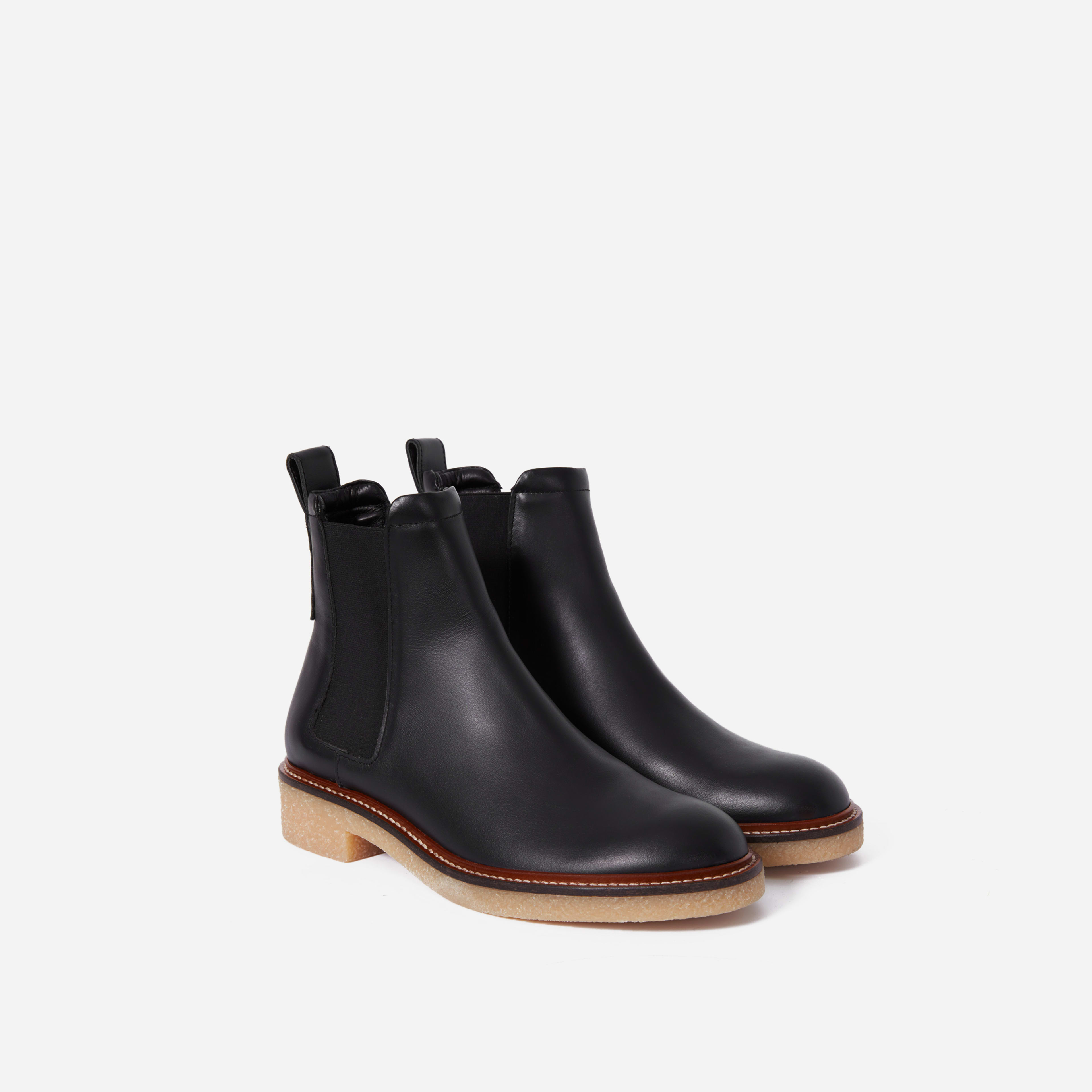 The Italian Leather Chelsea Boot Black Everlane
