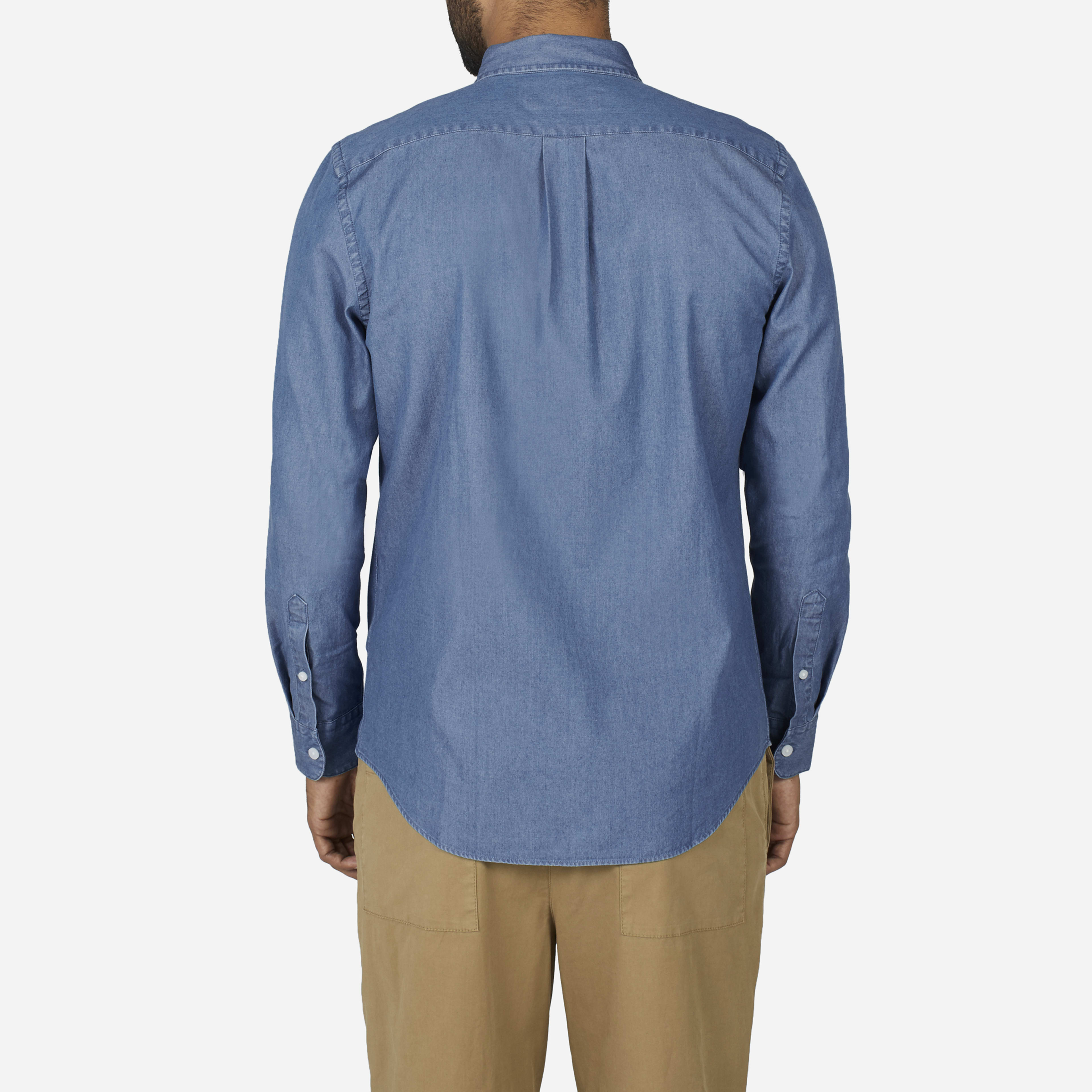 The Denim Long-Sleeve Shirt Medium Denim – Everlane