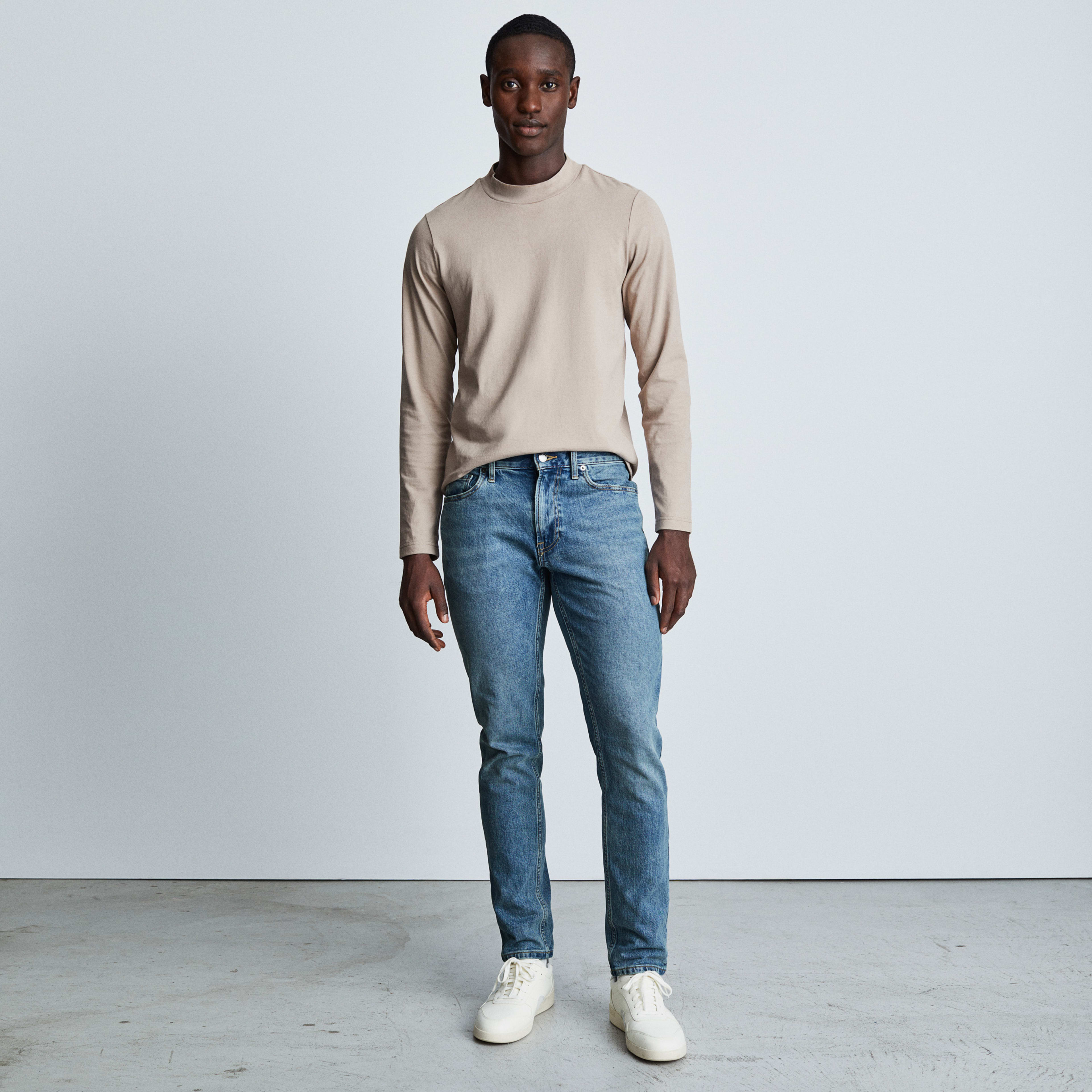 The Organic Cotton Slim Fit Jean Faded Sky Blue – Everlane