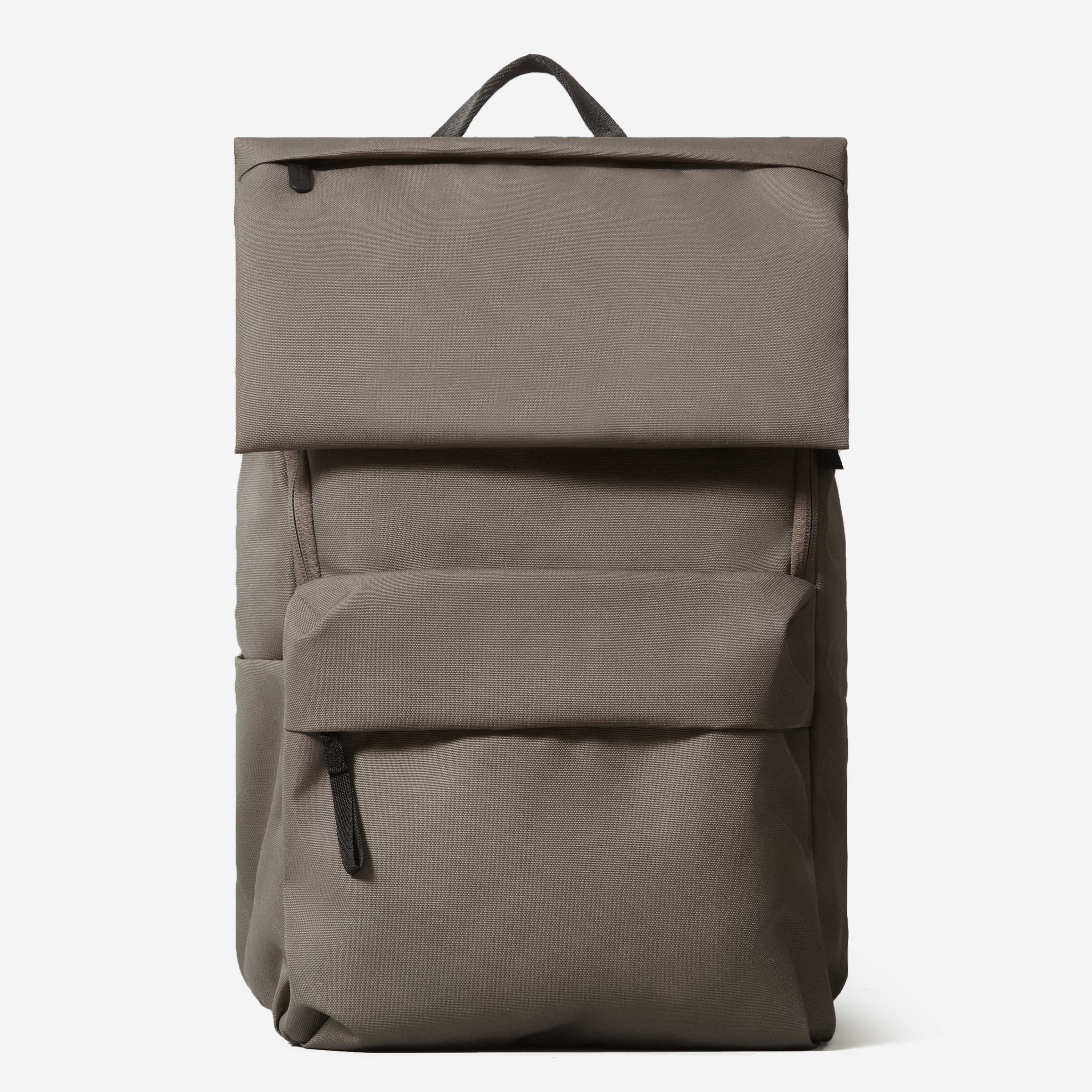 The ReNew Transit Backpack Warm Charcoal Everlane