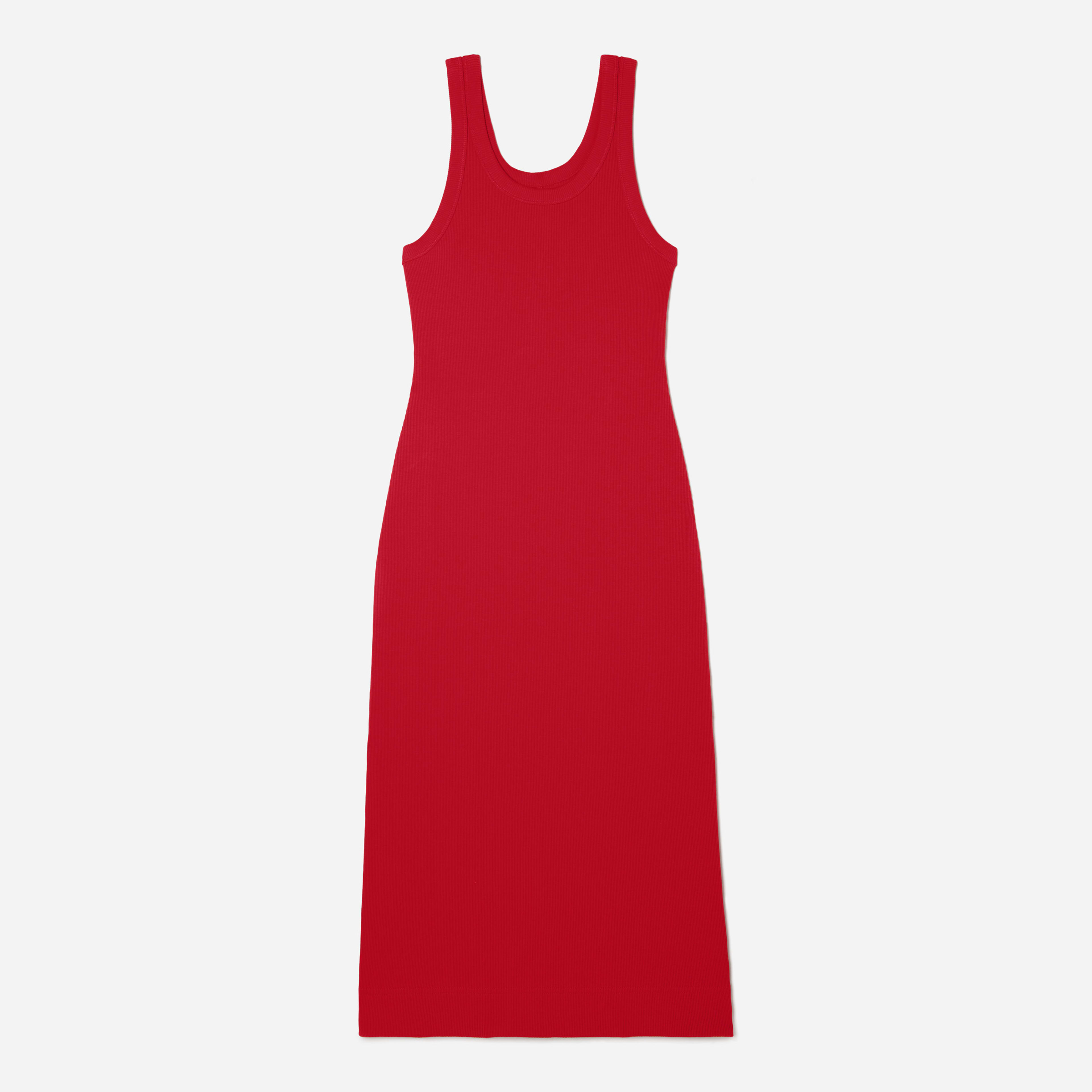 The Ribbed Tank Dress Goji Berry – Everlane