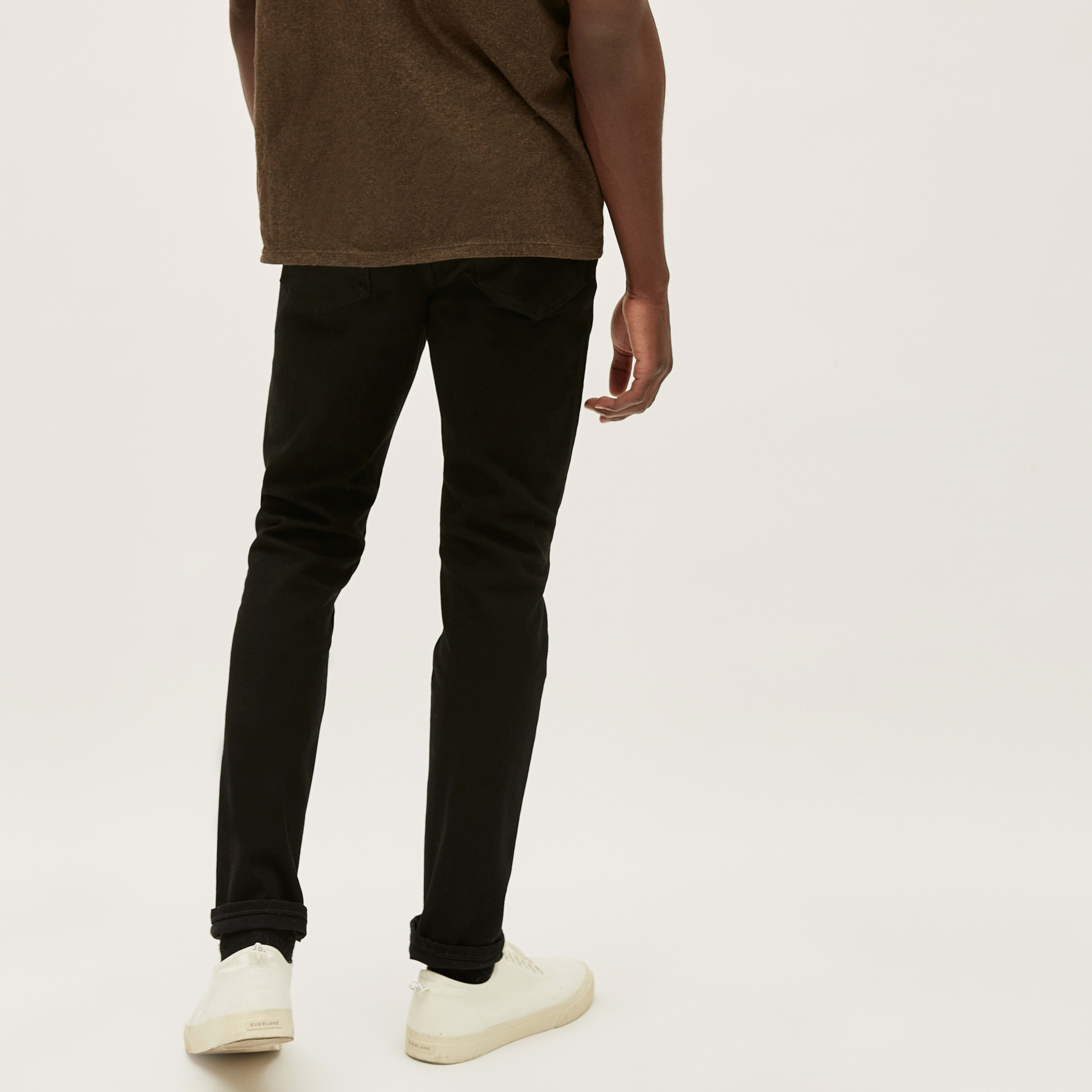 The Slim 4Way Stretch Organic Jean Uniform Black Everlane
