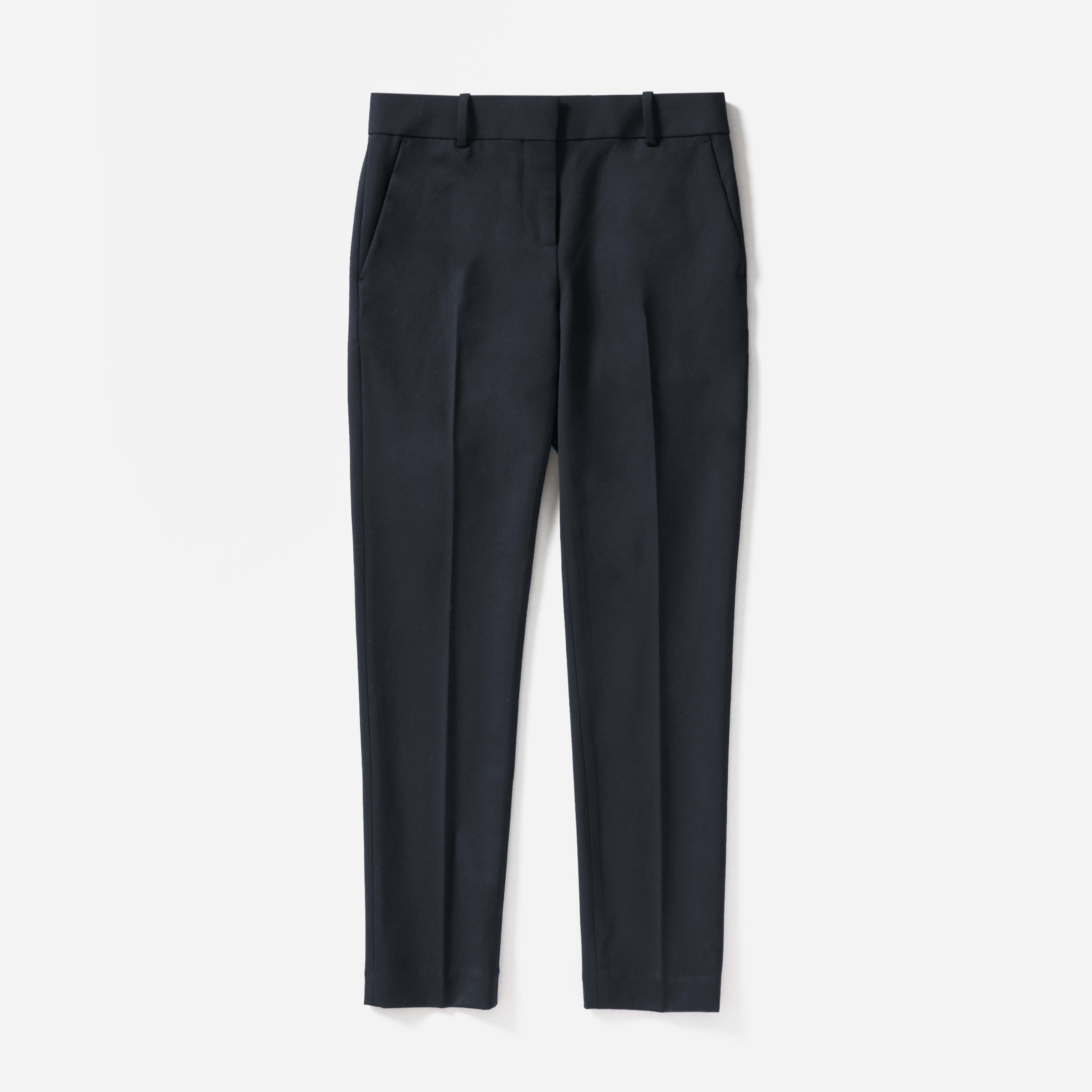 The Slim Wool Pant Navy Everlane