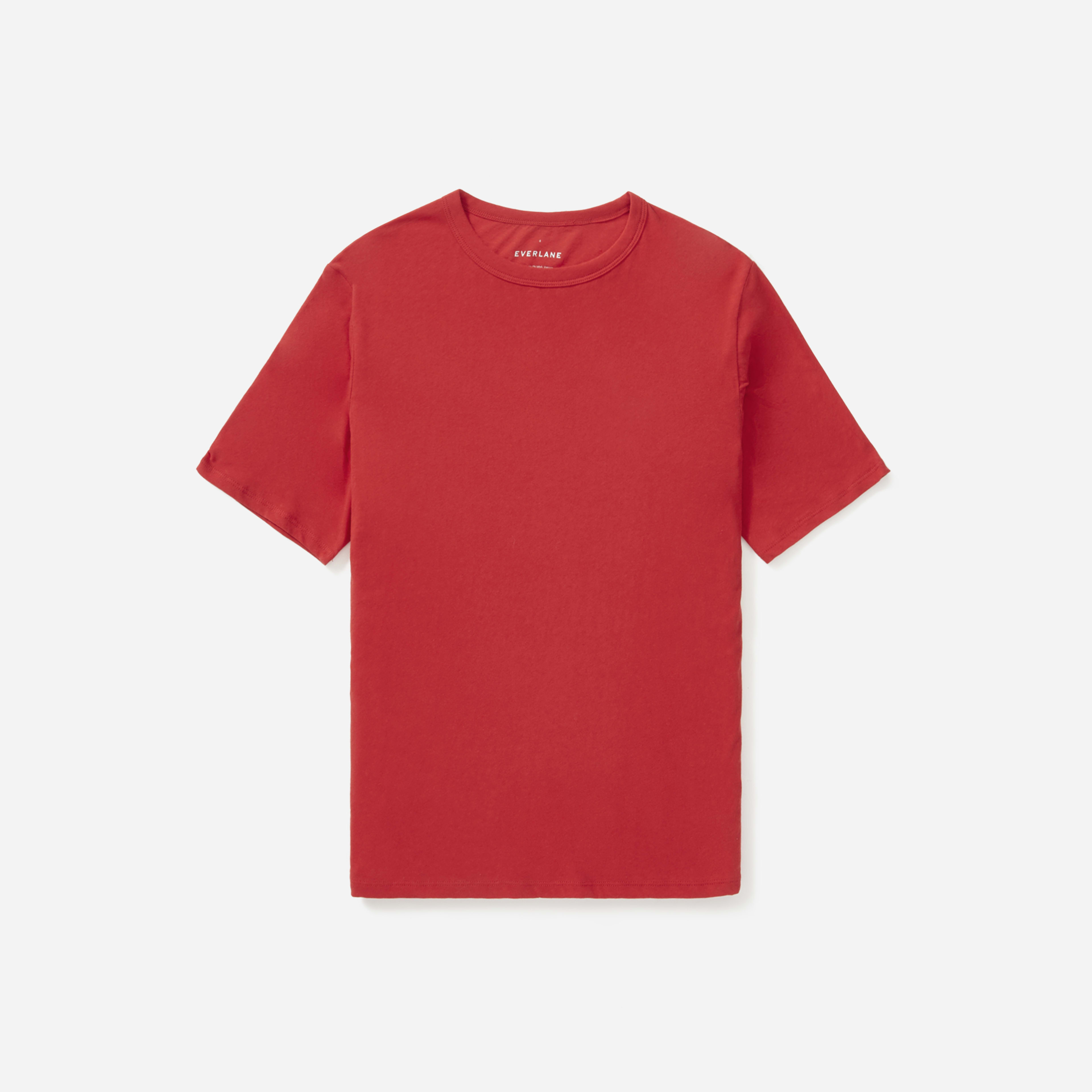 The Air Oversized Crew Tee Red – Everlane