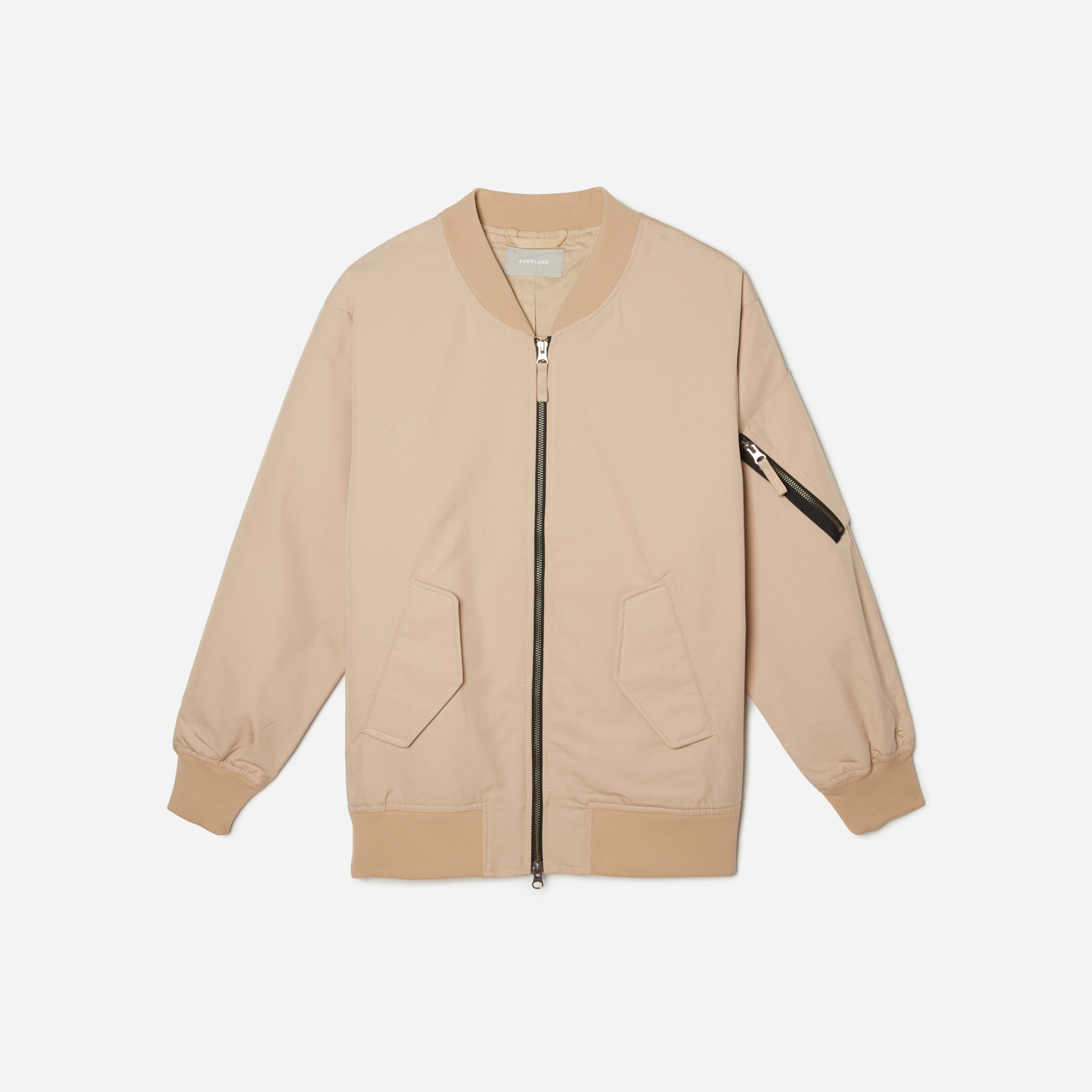 The Bomber Jacket Khaki Everlane