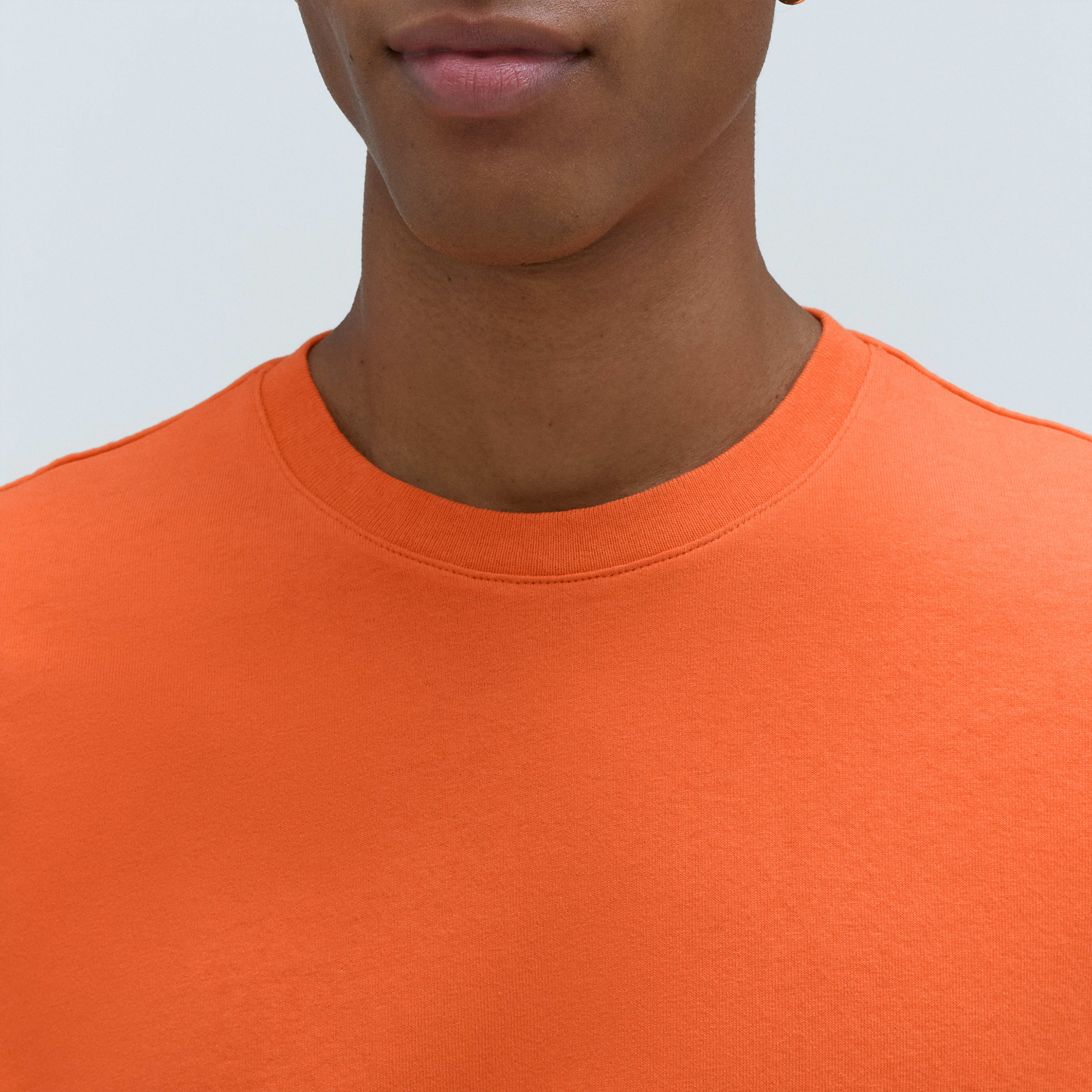 The PremiumWeight Crew Uniform Safety Orange Everlane