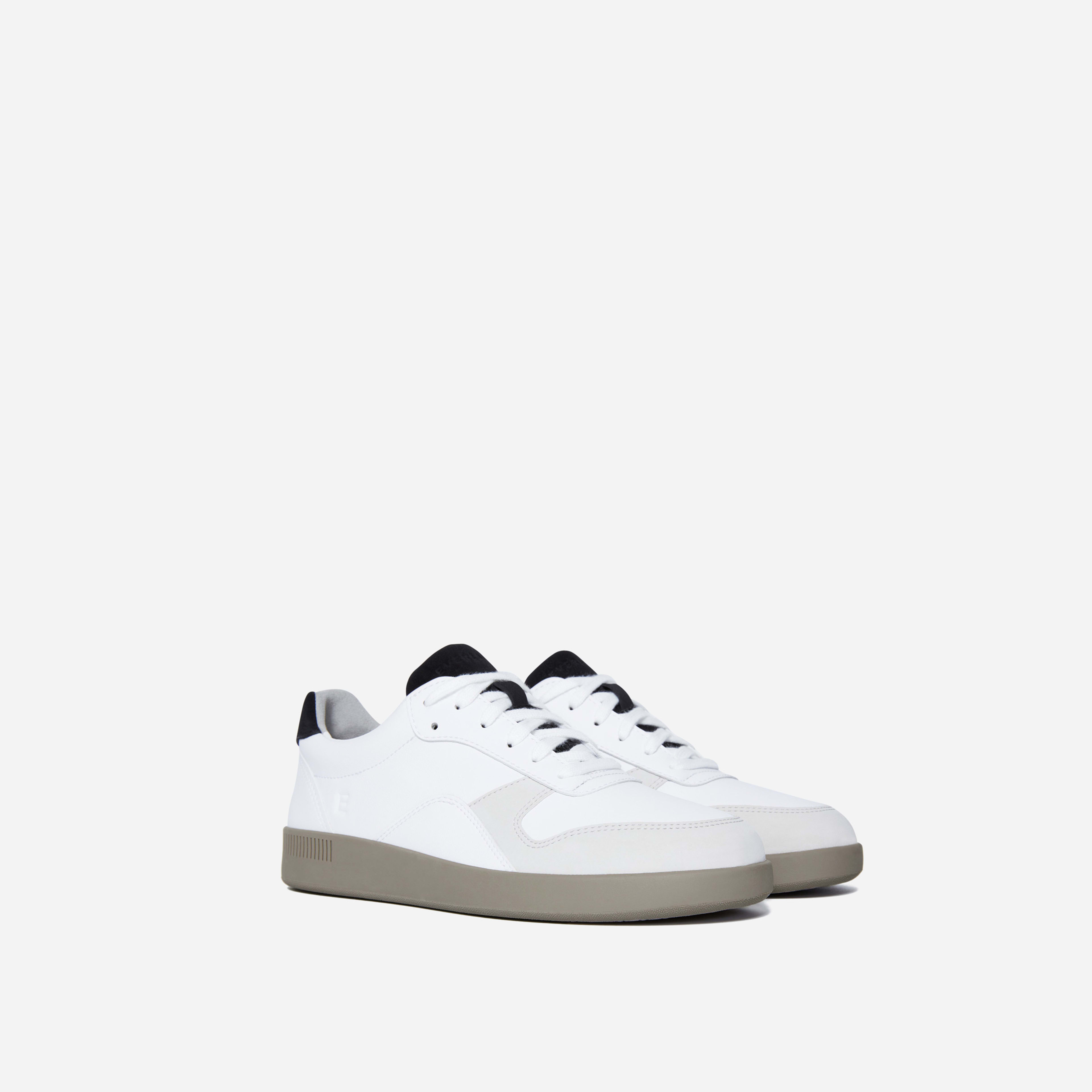The ReLeather Court Sneaker White / Smoke – Everlane