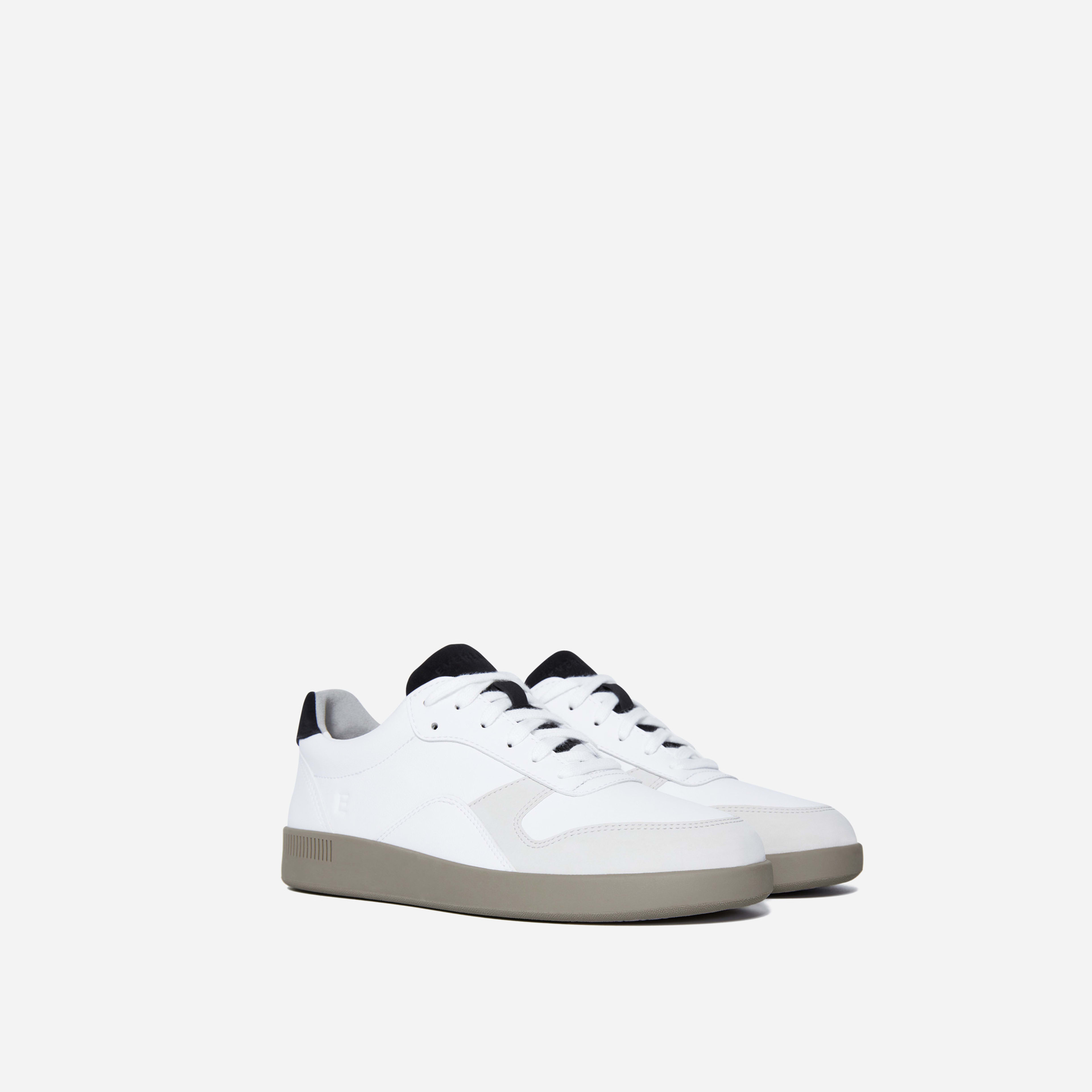 The ReLeather® Court Sneaker White / Smoke Everlane