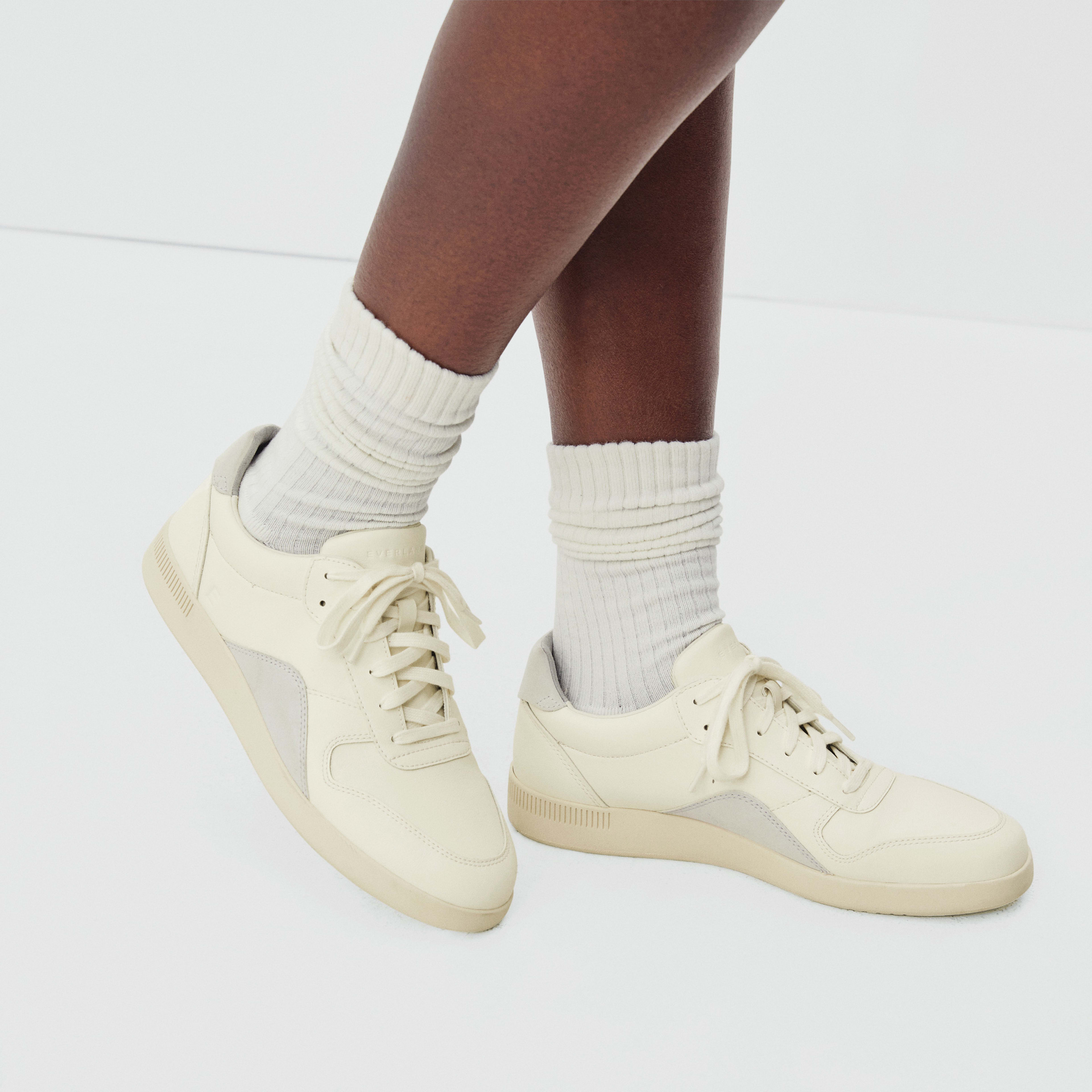 The ReLeather® Court Sneaker Off White Everlane