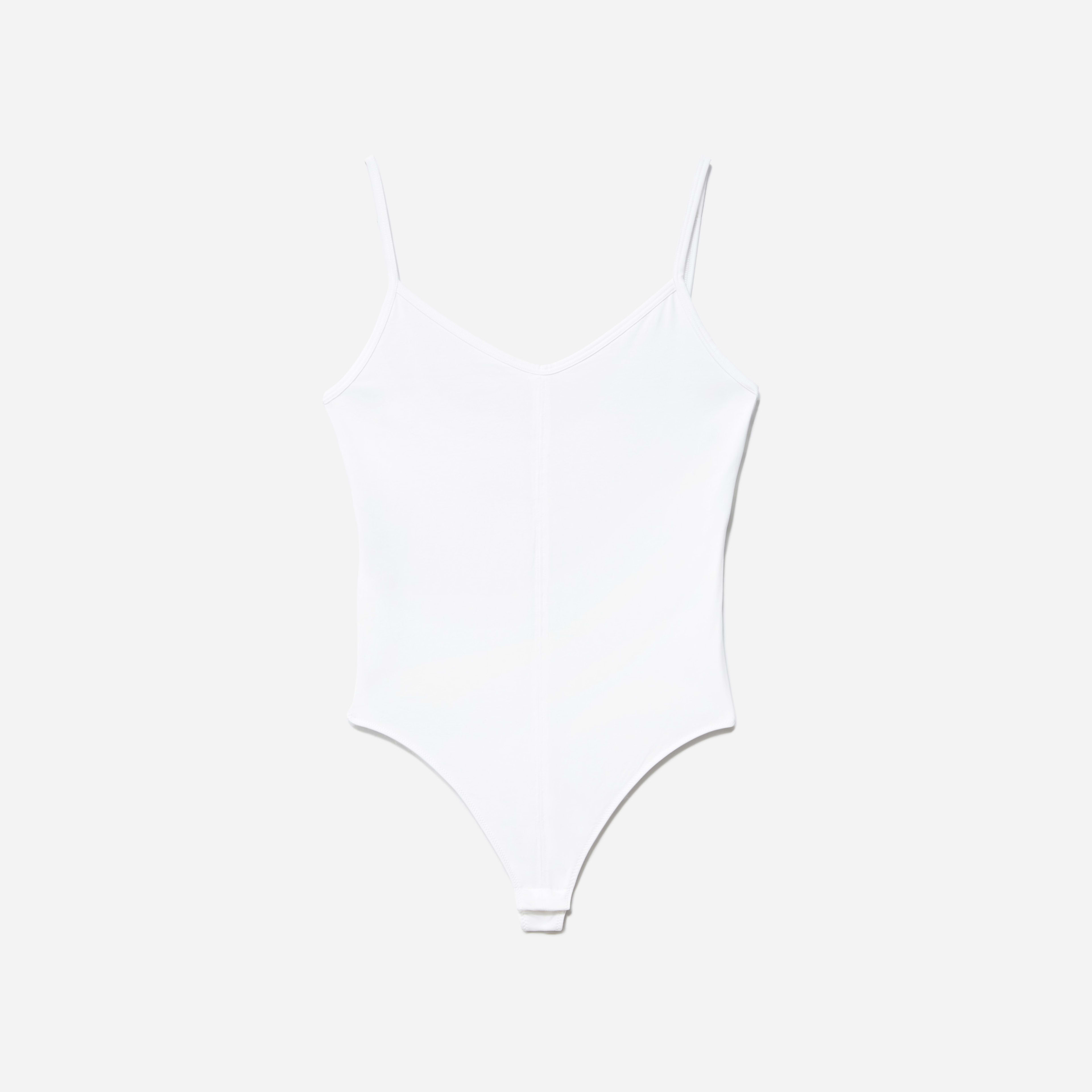 The Cami Bodysuit White Everlane