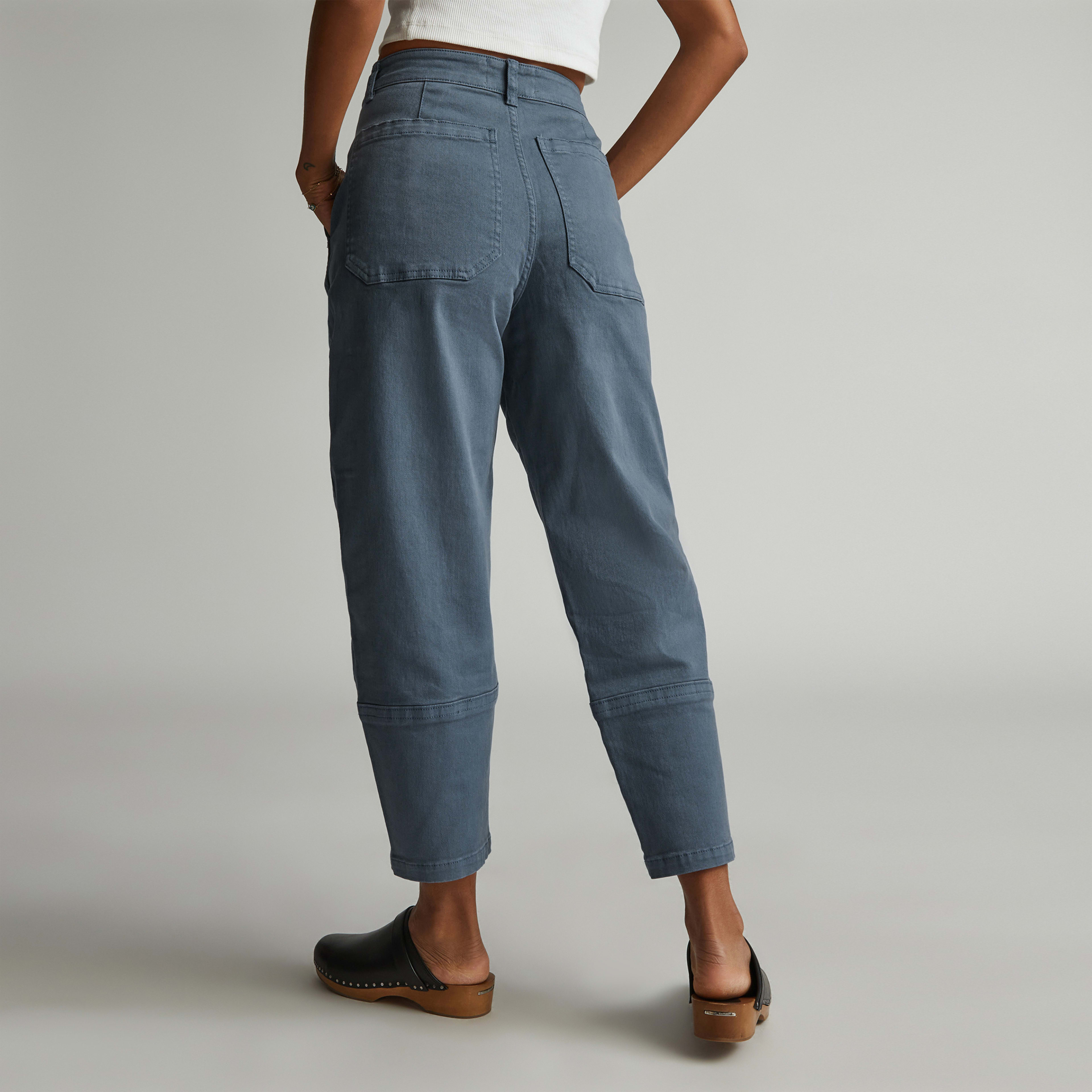 The Utility Barrel Pant Faded Blue Everlane