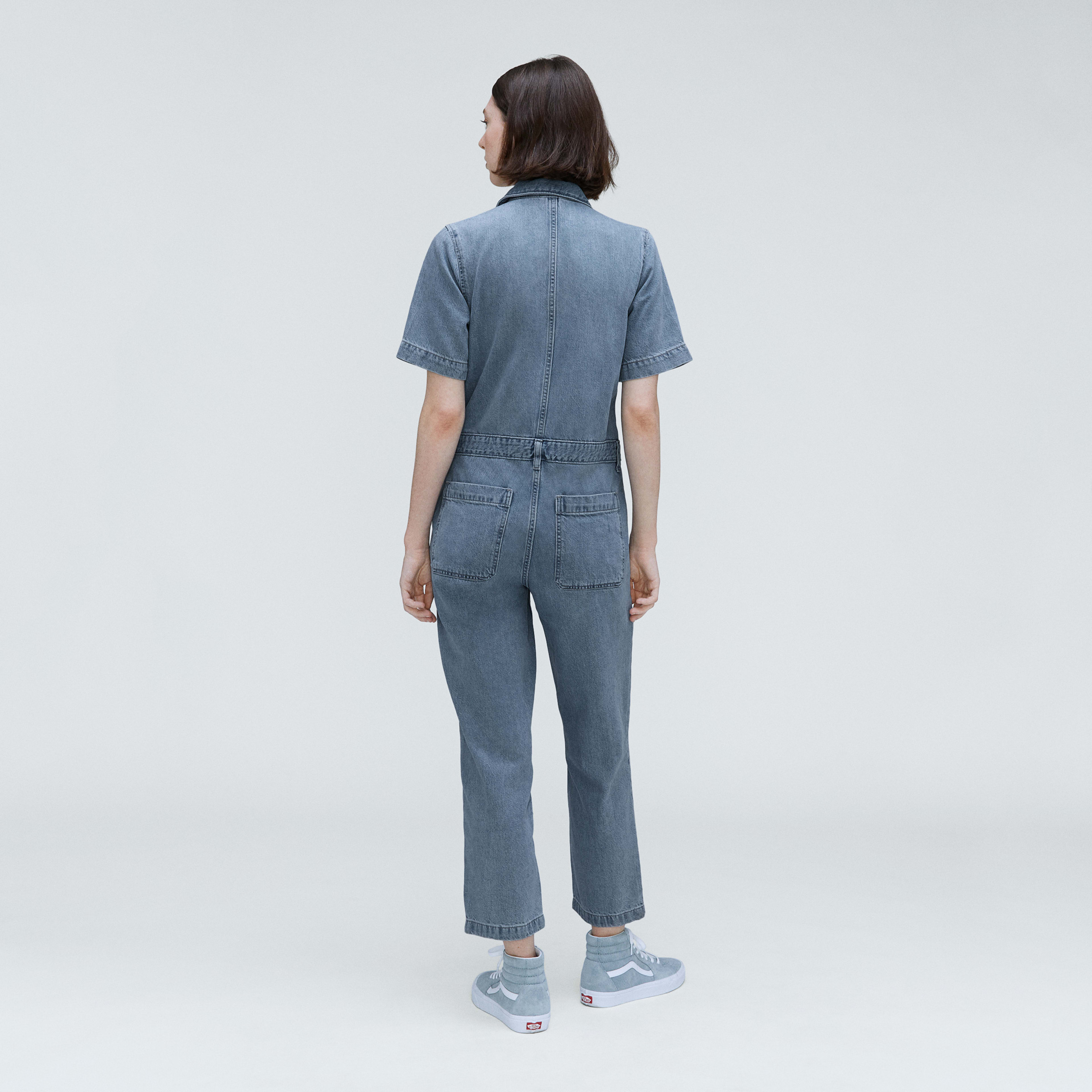 The Supersoft Jean Coverall Shallow Water Everlane