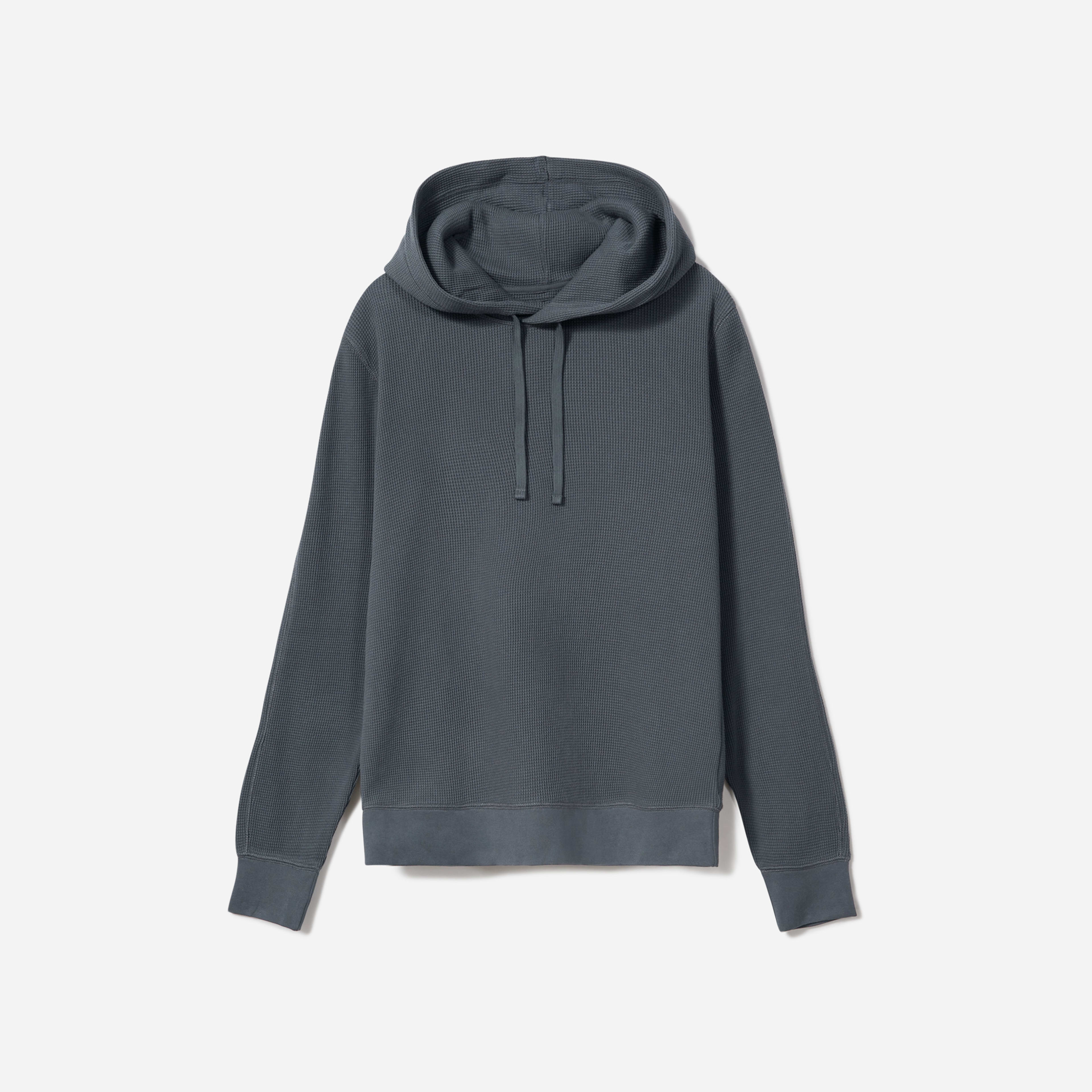 everlane waffle knit hoodie