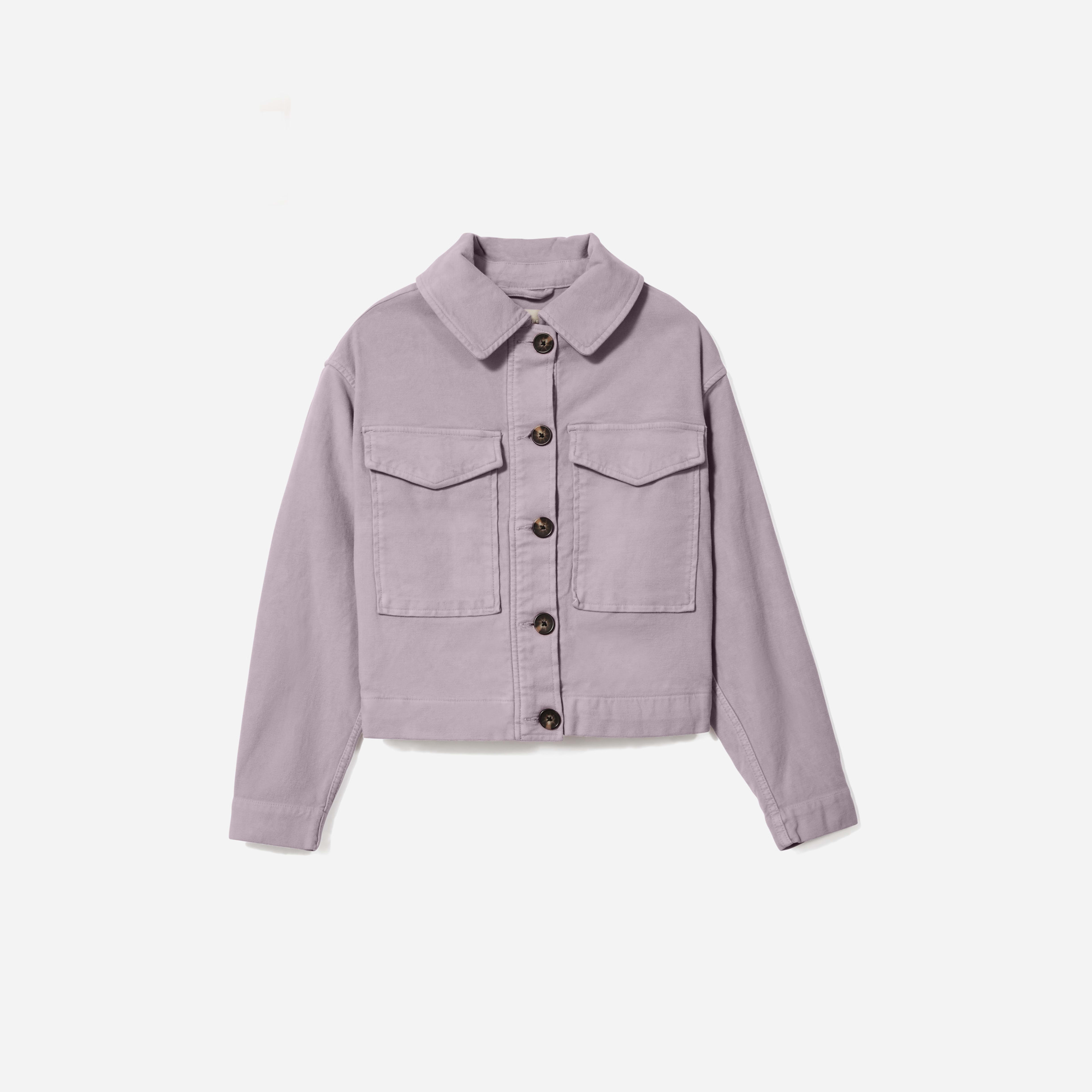 The Moleskin Utility Jacket Dusty Lavender Everlane